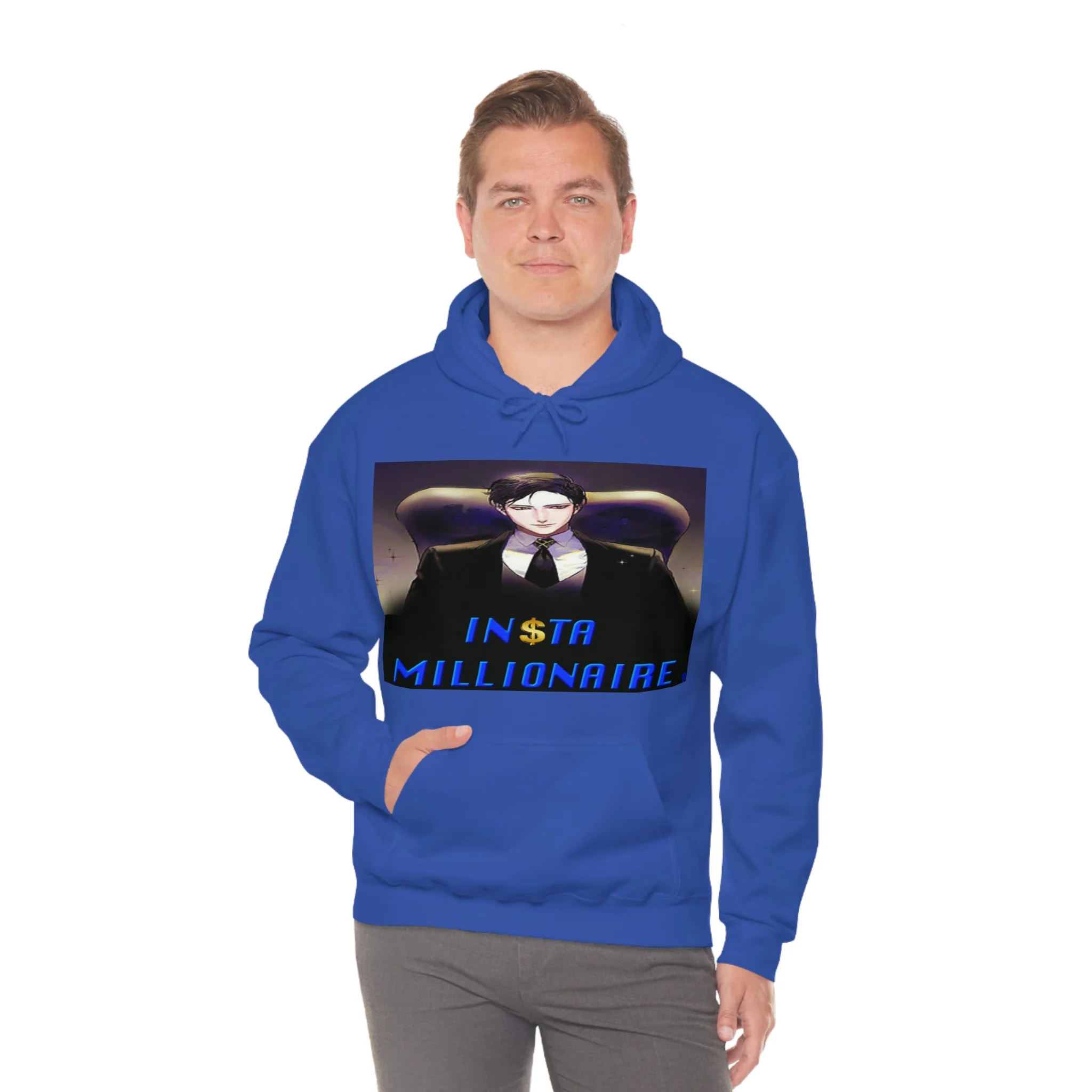 Insta Millionaire Black Suit Hoodie #5 - Image 78