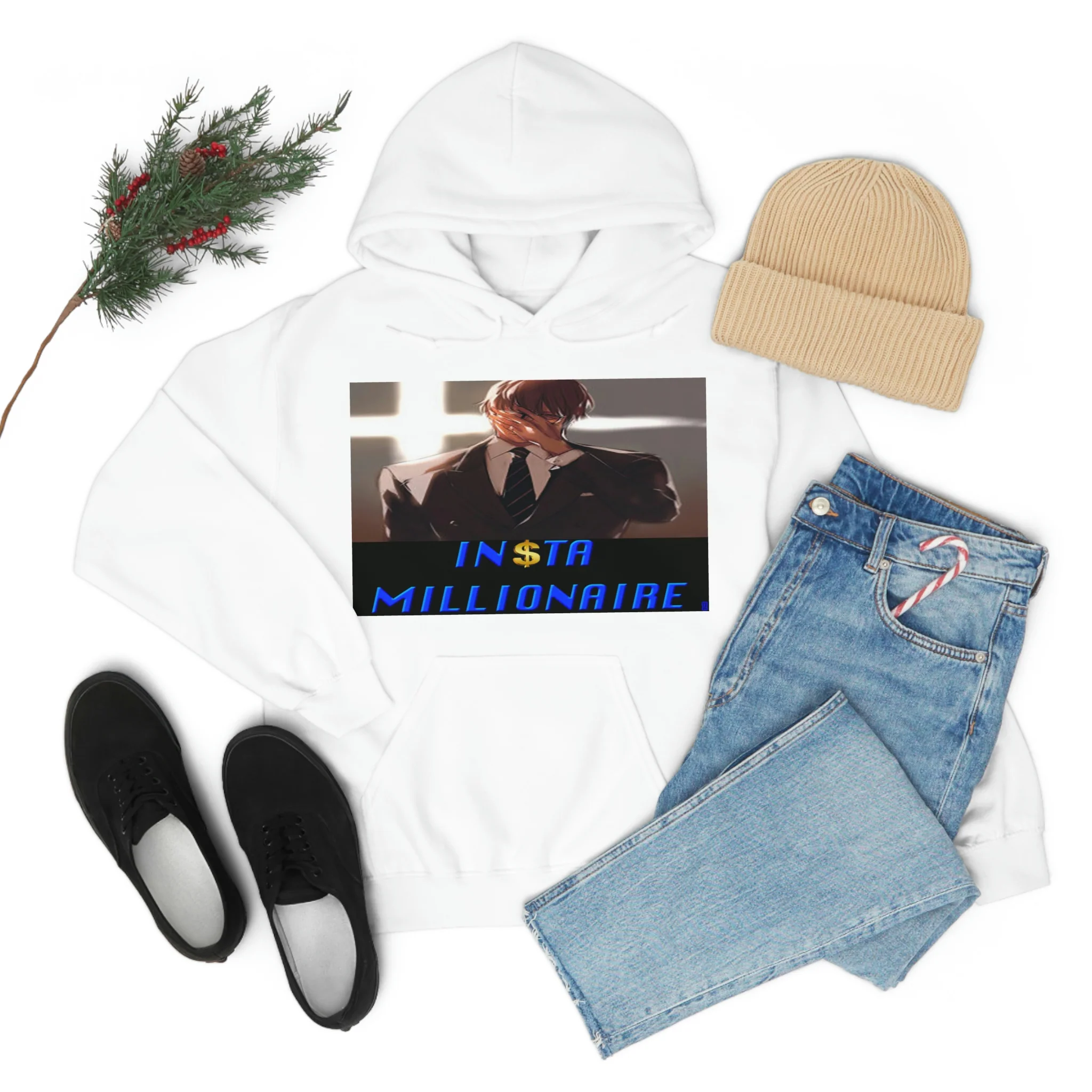 Insta Millionaire Cross Hoodie #4 - Image 17