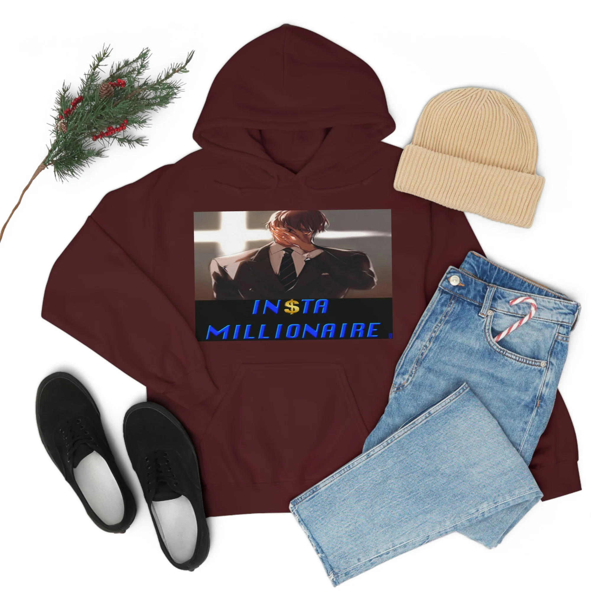 Insta Millionaire Cross Hoodie #4 - Image 35