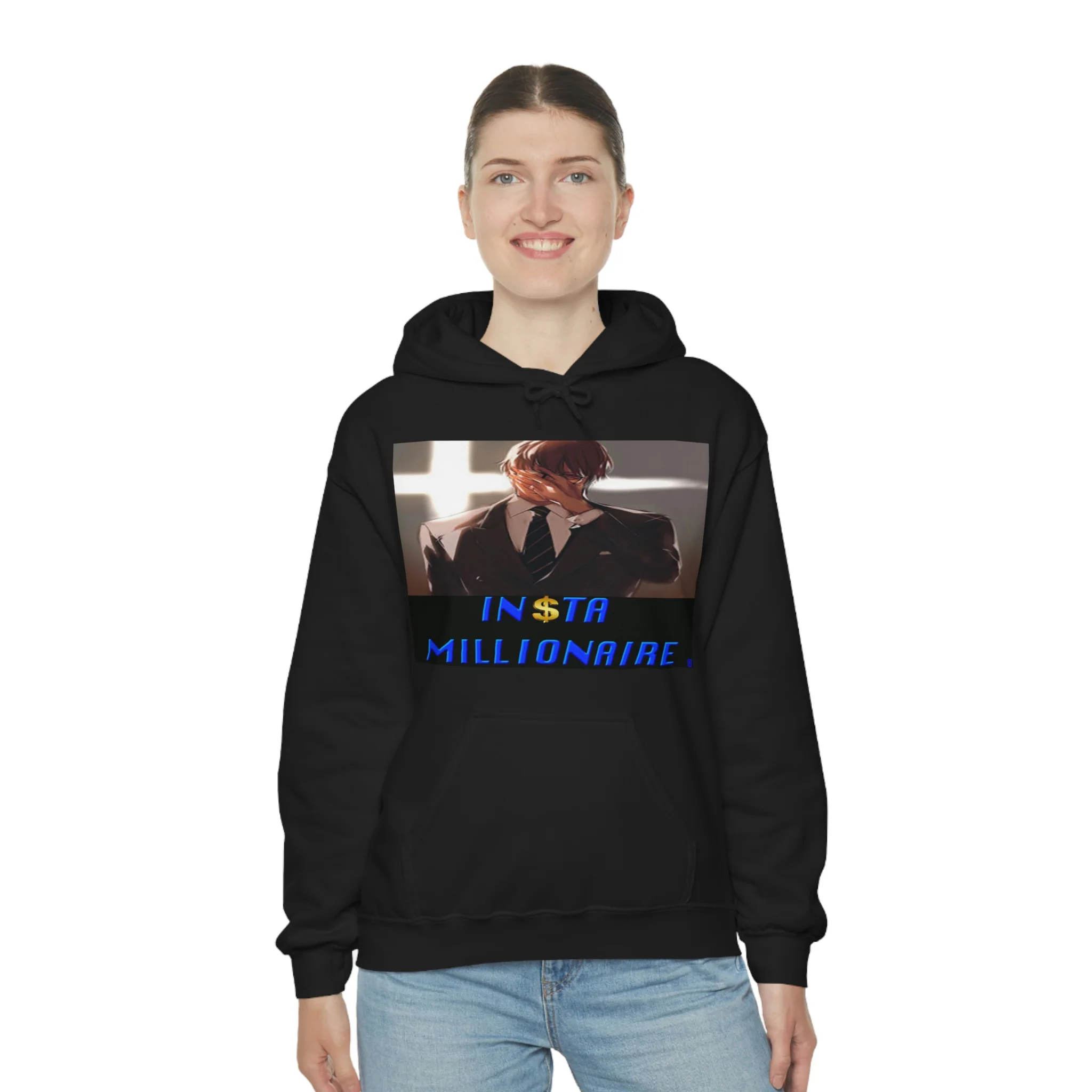 Insta Millionaire Cross Hoodie #4 - Image 5