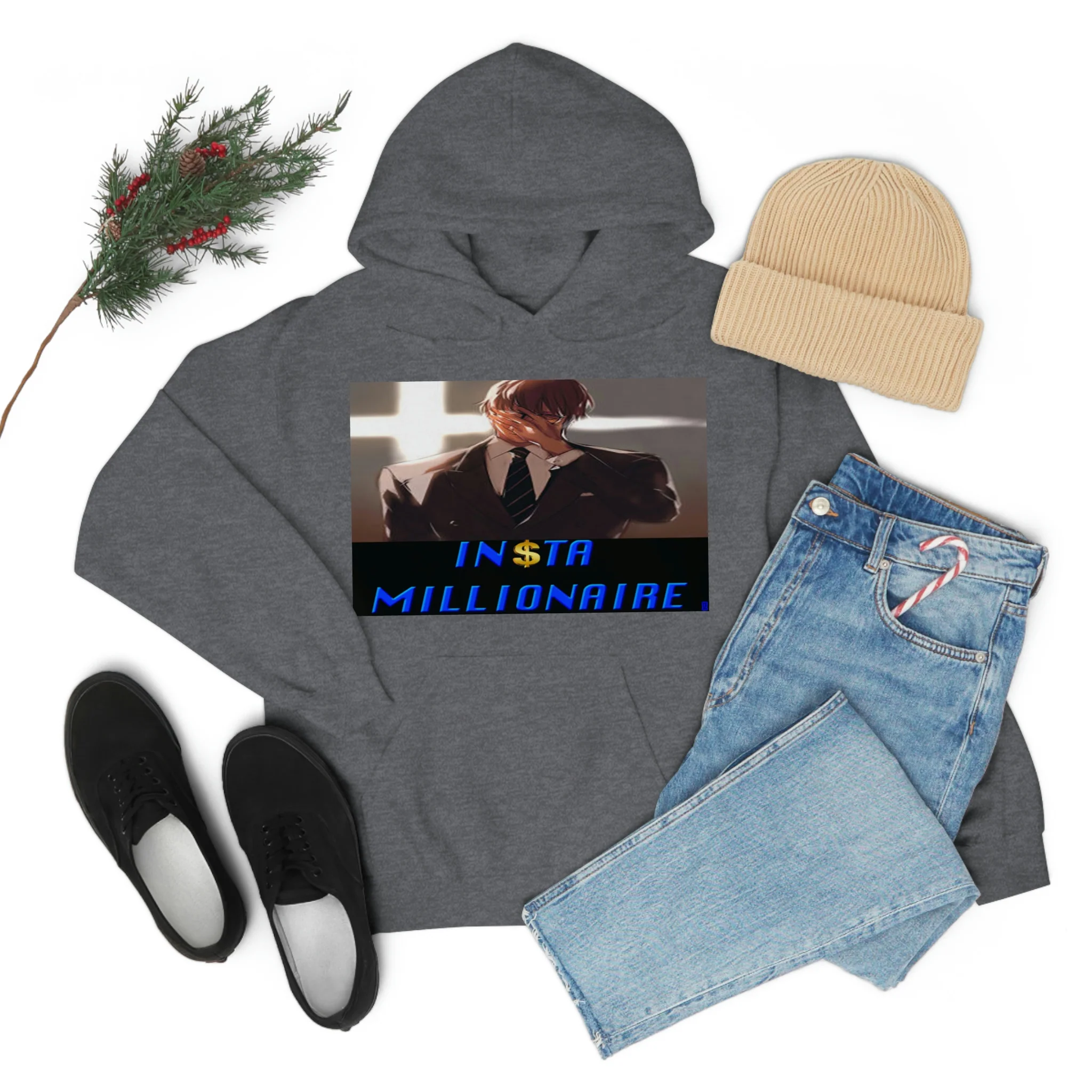 Insta Millionaire Cross Hoodie #4 - Image 53