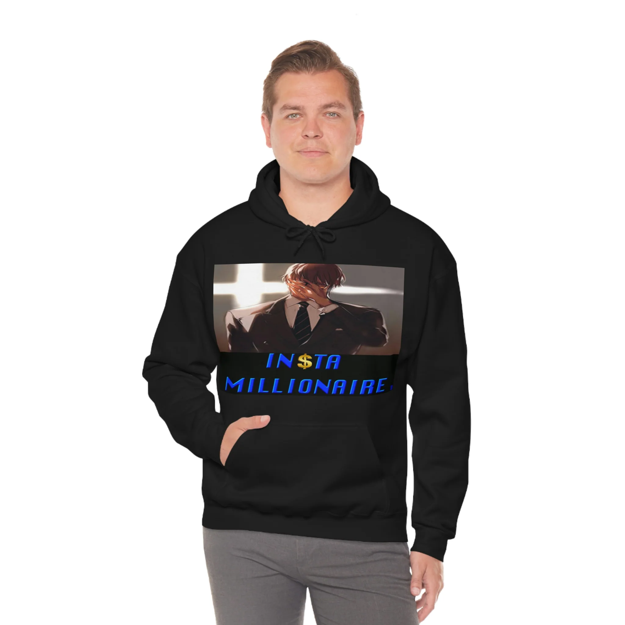 Insta Millionaire Cross Hoodie #4 - Image 6