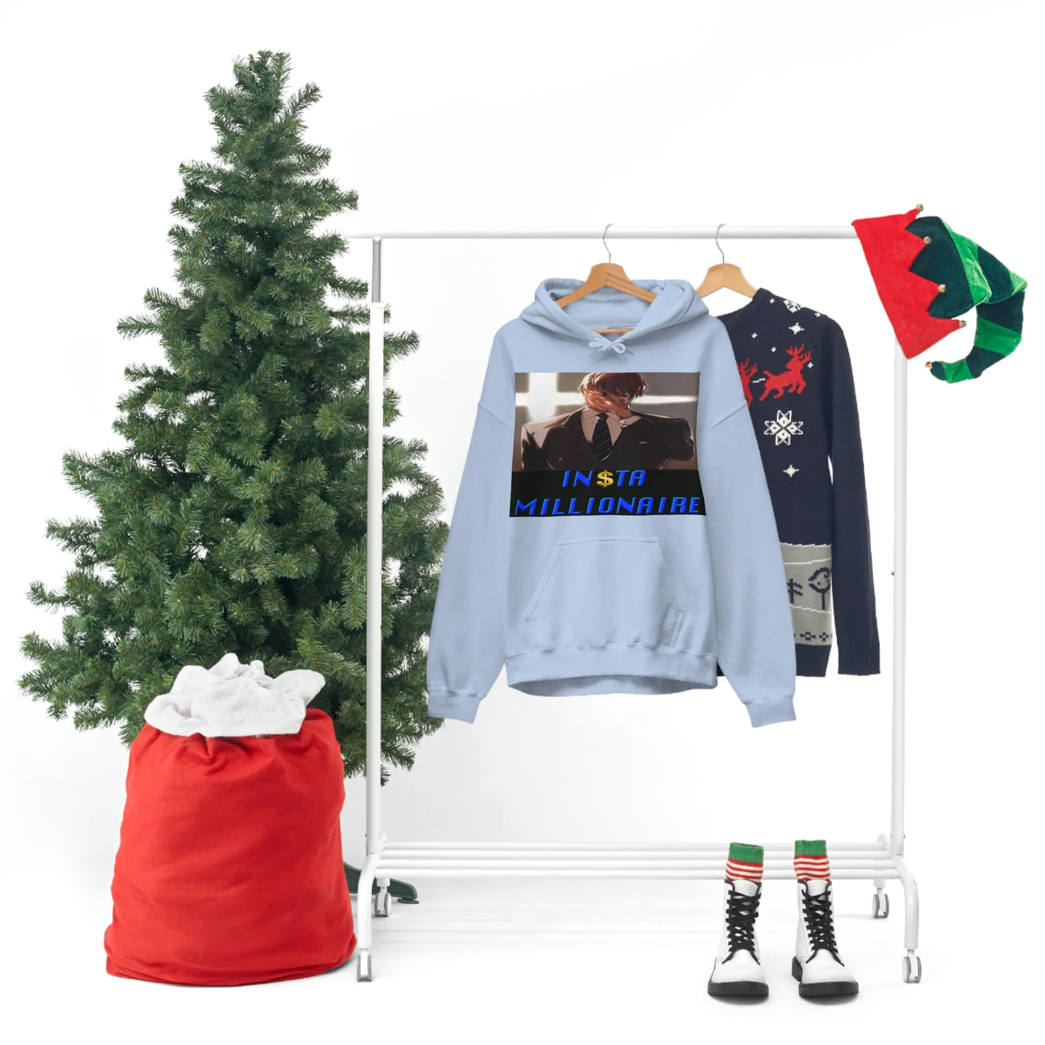 Insta Millionaire Cross Hoodie #4 - Image 63
