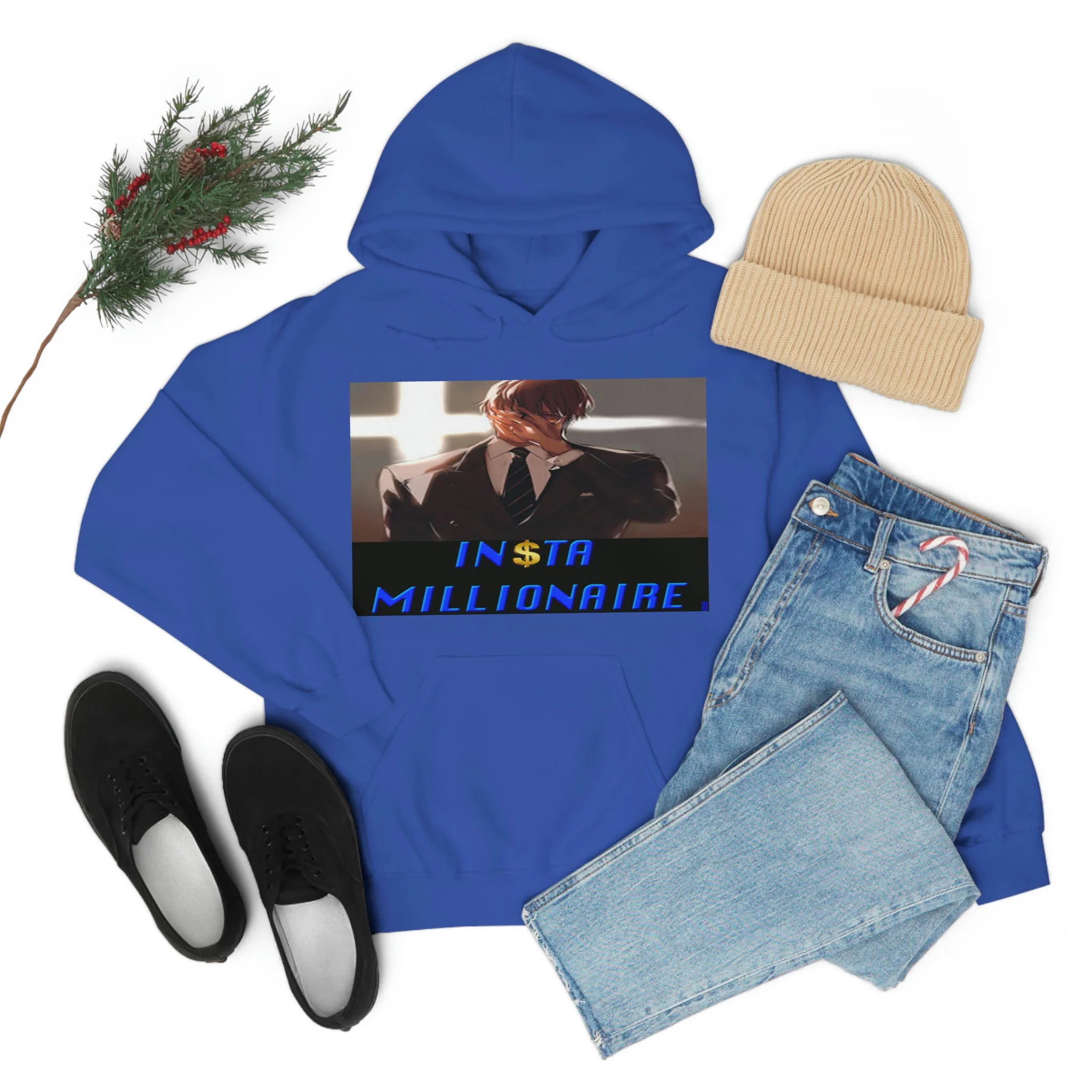 Insta Millionaire Cross Hoodie #4 - Image 80
