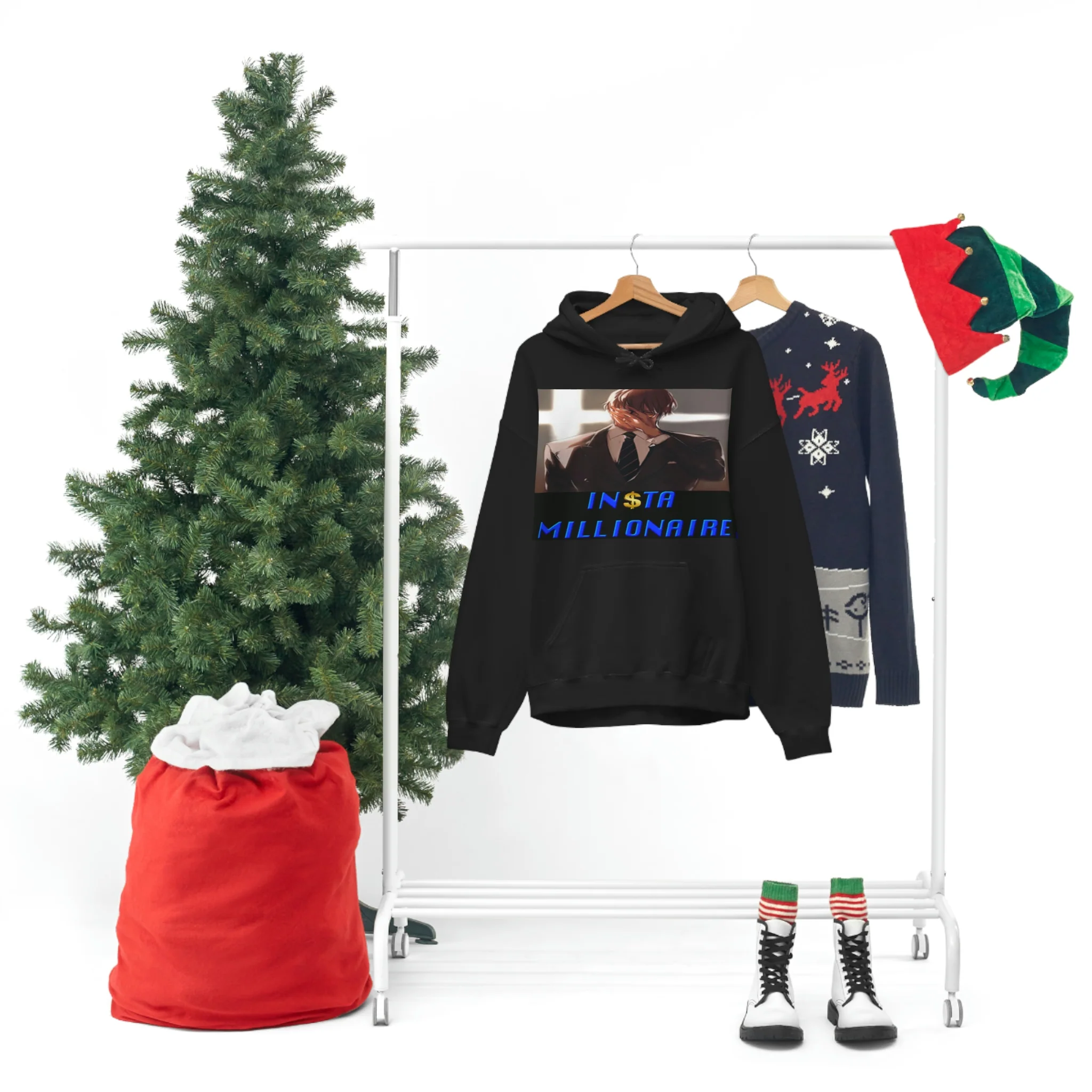 Insta Millionaire Cross Hoodie #4 - Image 9