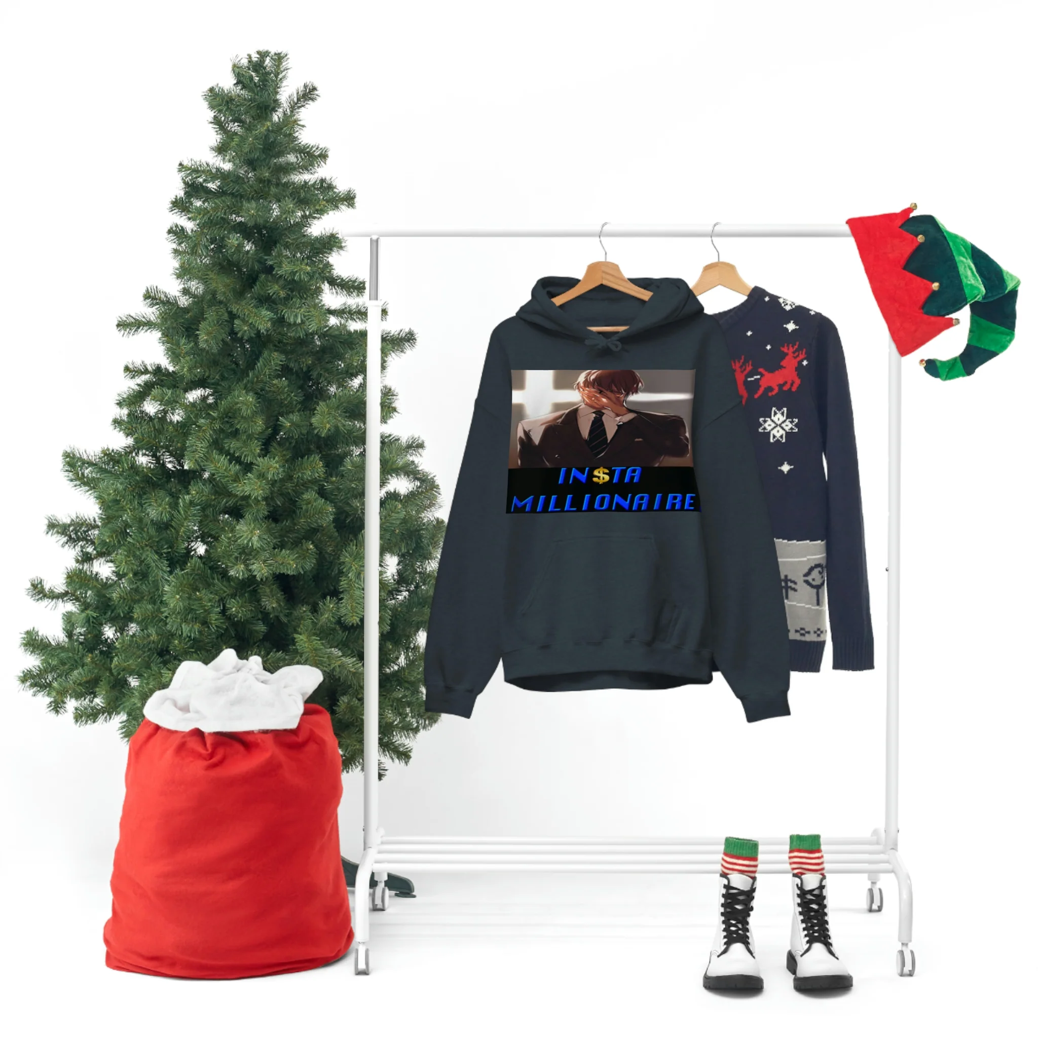 Insta Millionaire Cross Hoodie #4 - Image 99
