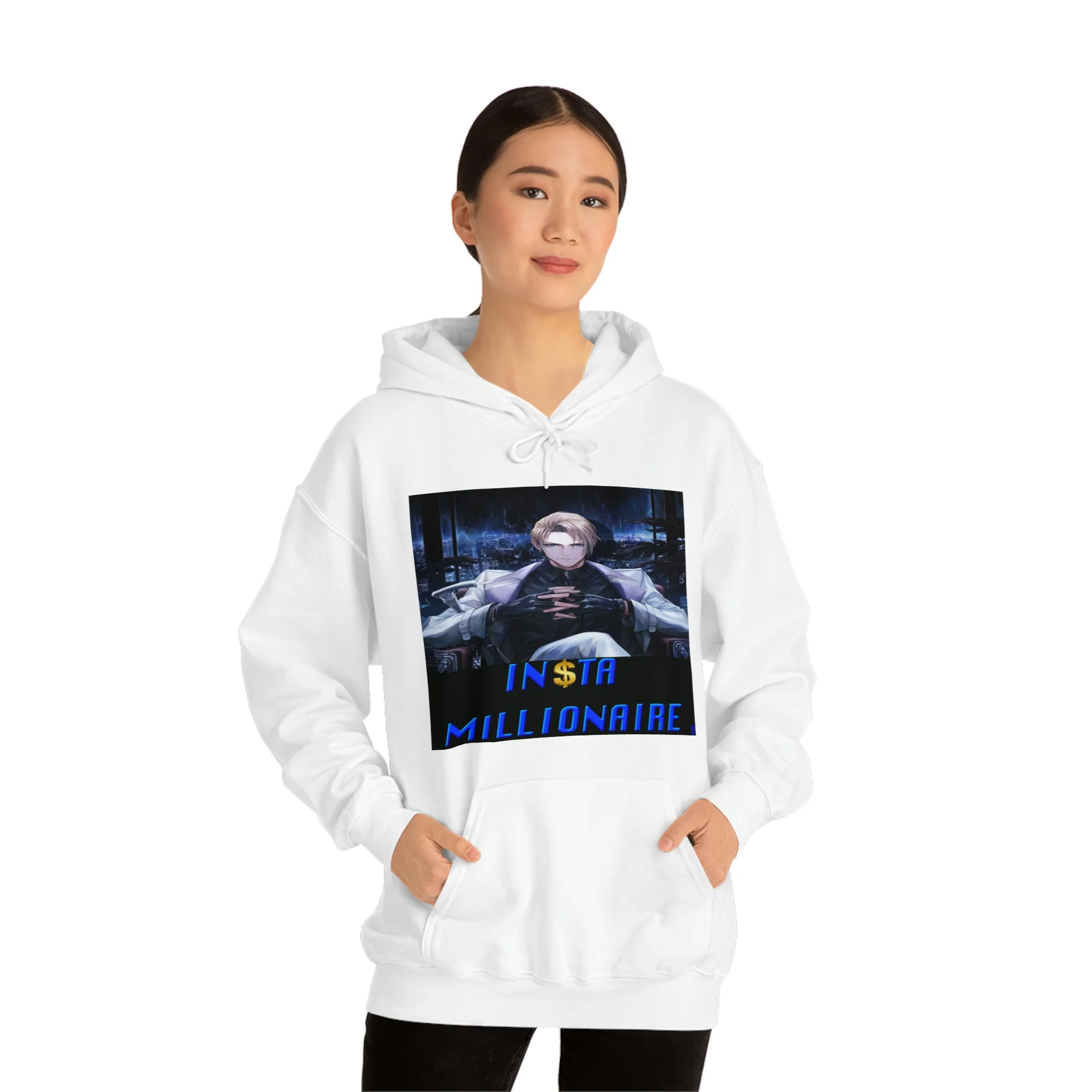 Insta Millionaire White Suit Hoodie #8 - Image 12