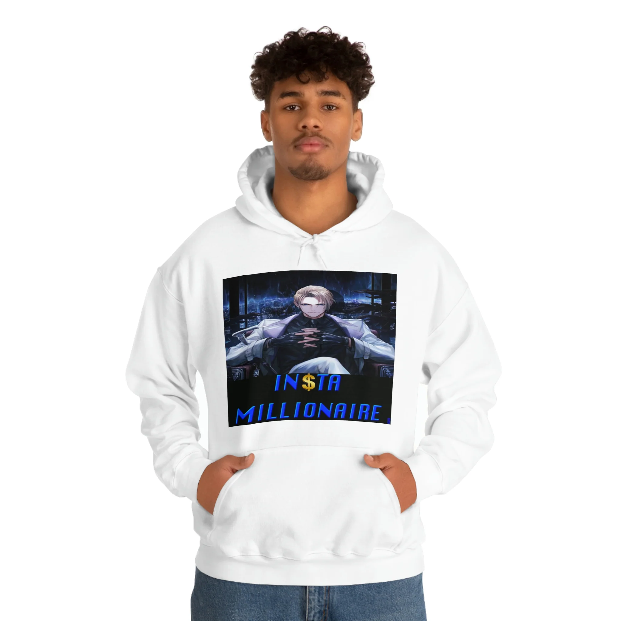 Insta Millionaire White Suit Hoodie #8 - Image 13