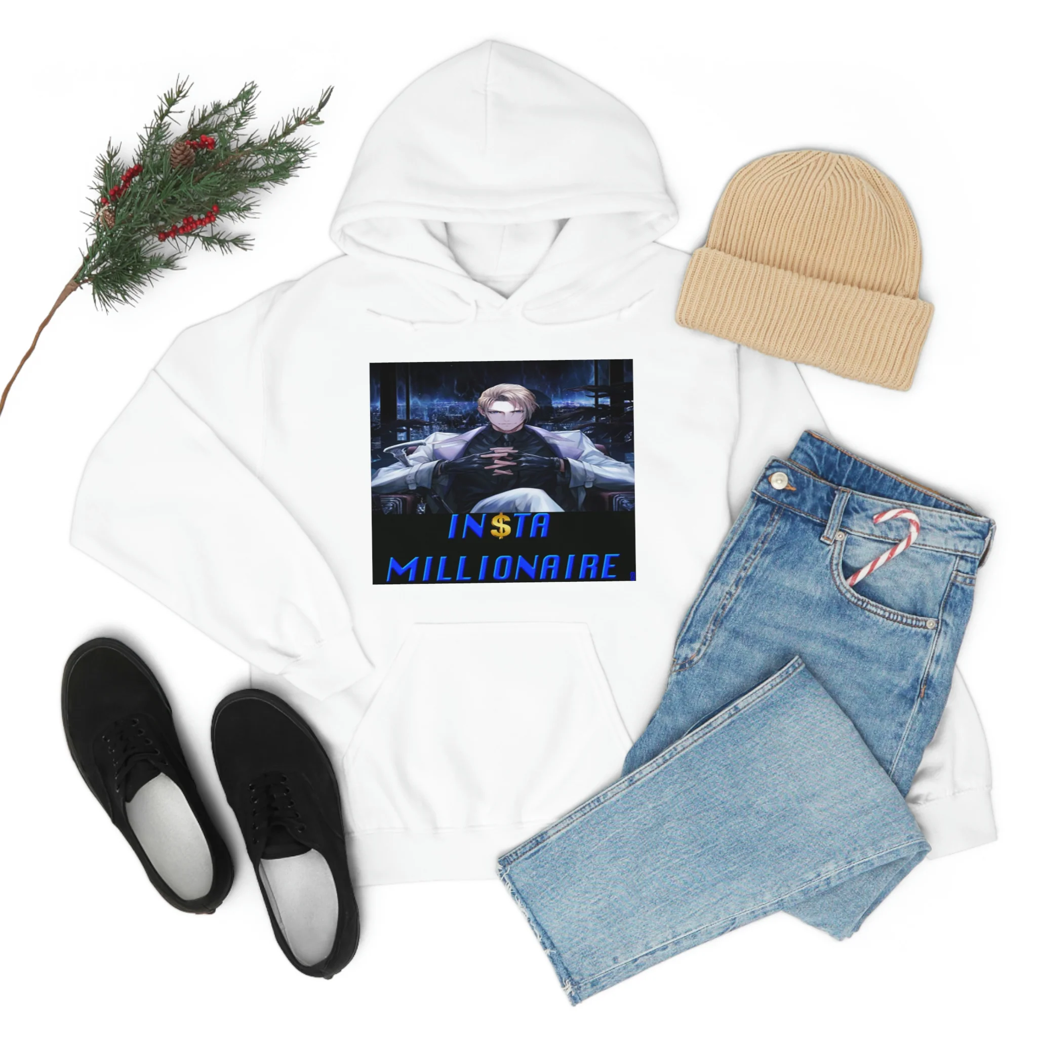 Insta Millionaire White Suit Hoodie #8 - Image 17