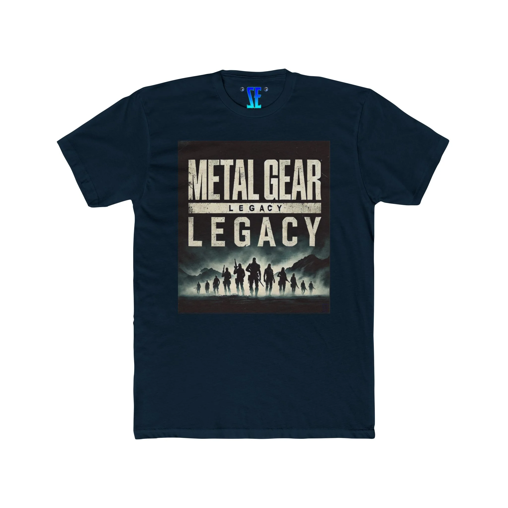 MGS Metal Gear Legacy Tactical Silhouette Design Artwork Gaming T-Shirt - Image 10