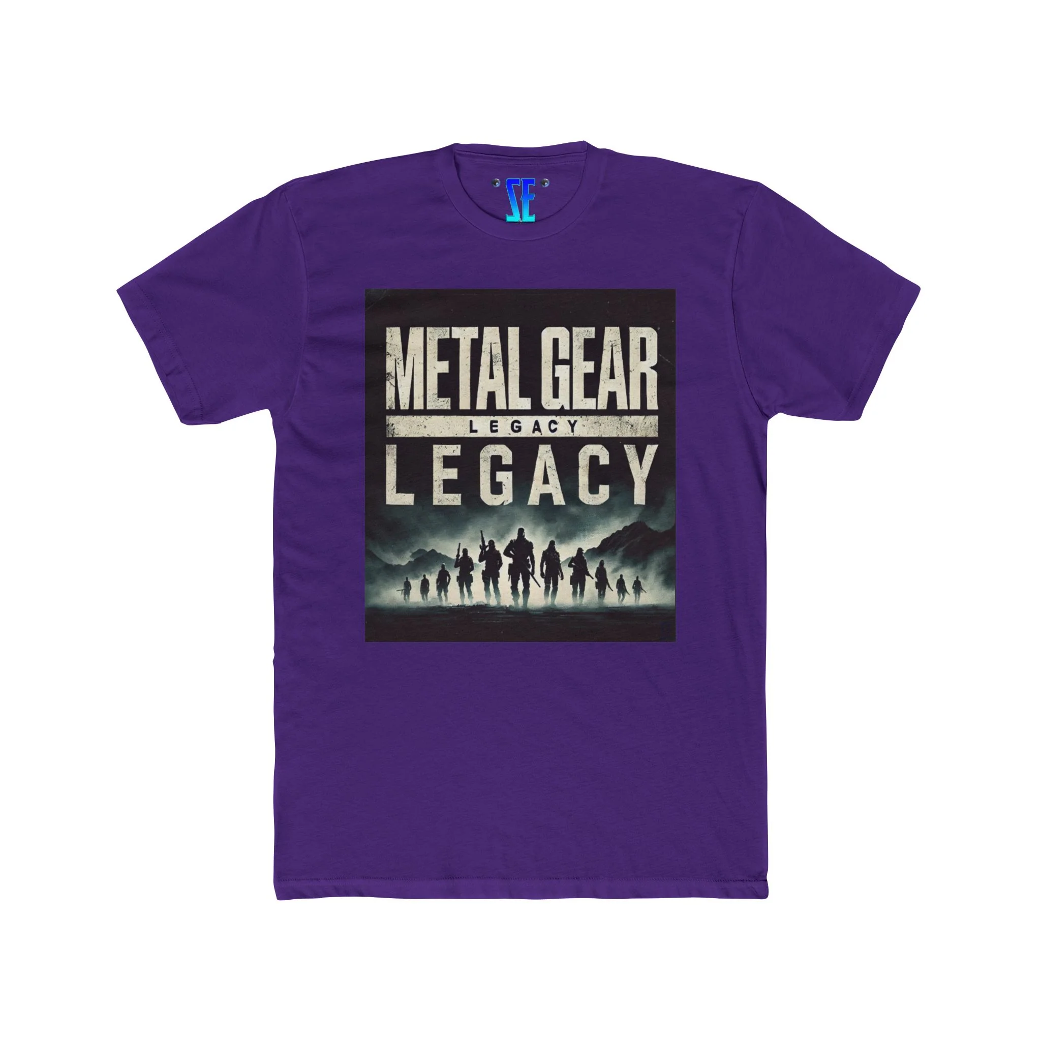 MGS Metal Gear Legacy Tactical Silhouette Design Artwork Gaming T-Shirt - Image 11