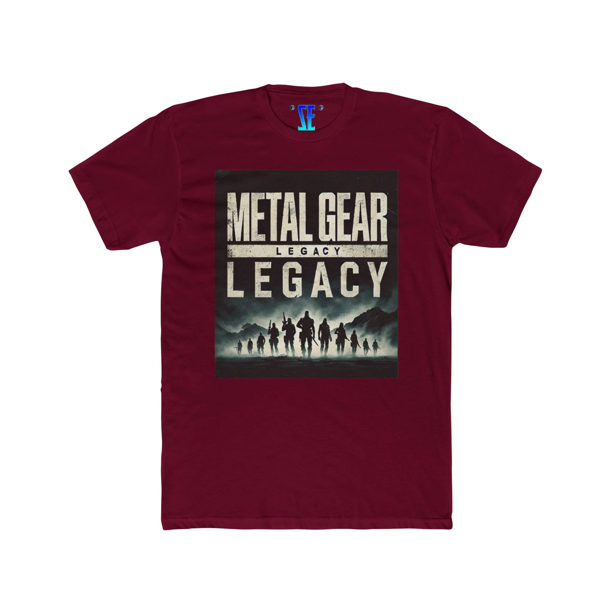 MGS Metal Gear Legacy Tactical Silhouette Design Artwork Gaming T-Shirt - Image 12