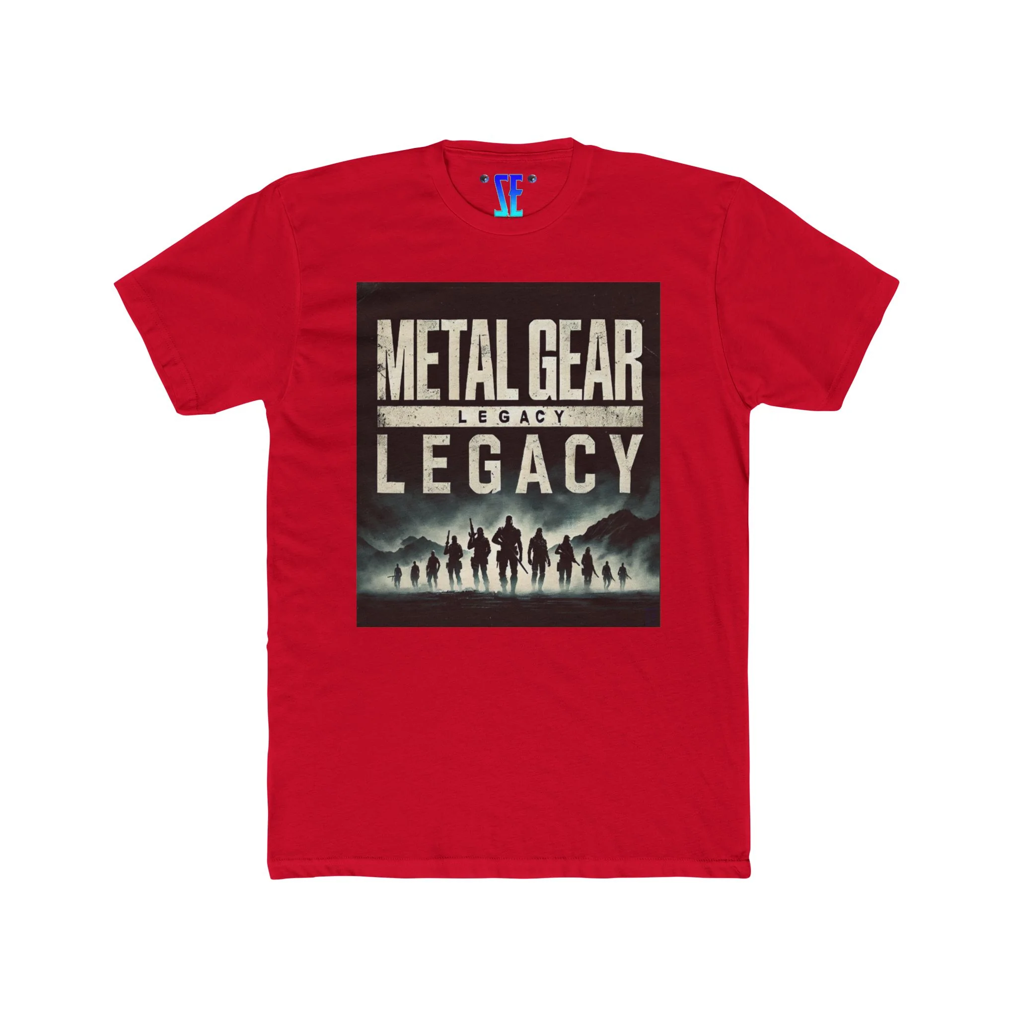 MGS Metal Gear Legacy Tactical Silhouette Design Artwork Gaming T-Shirt - Image 14