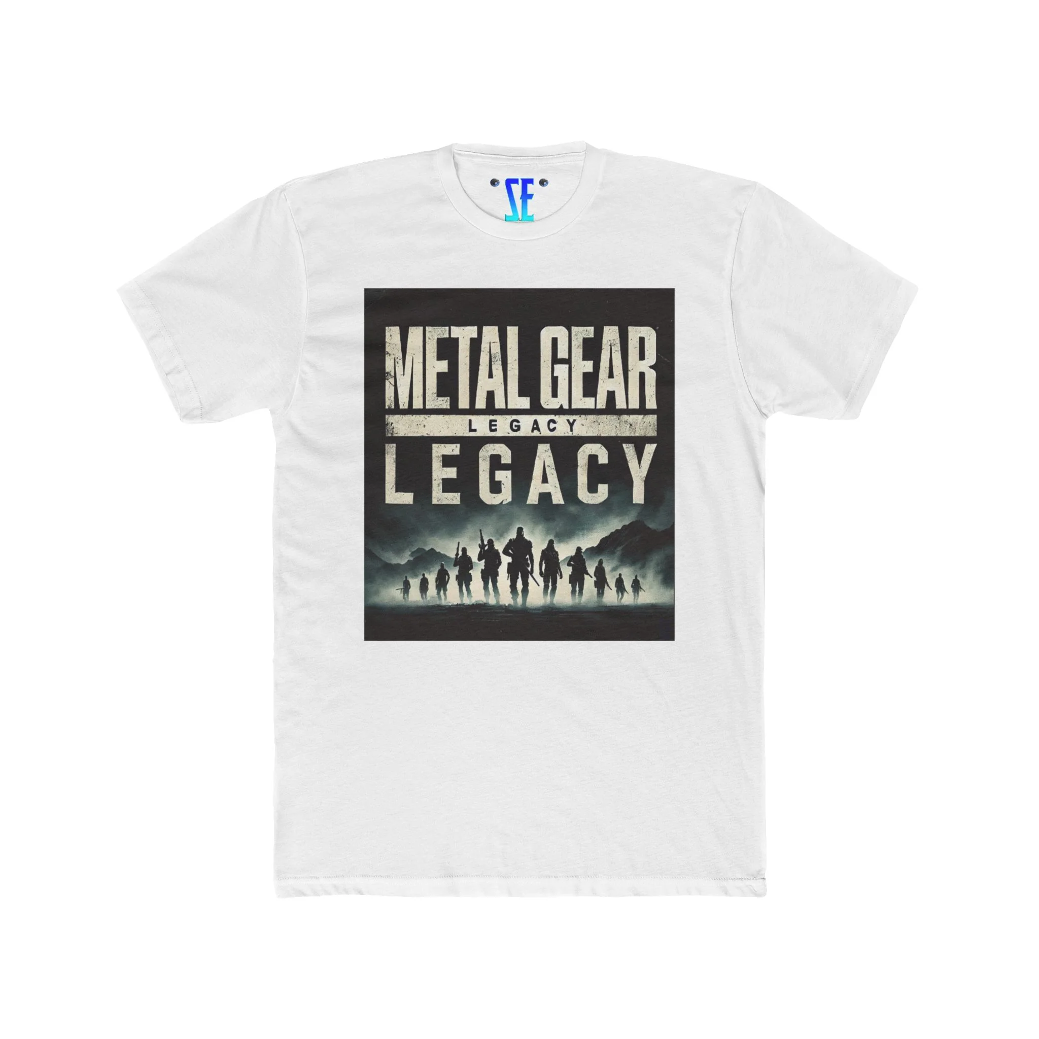 MGS Metal Gear Legacy Tactical Silhouette Design Artwork Gaming T-Shirt - Image 2