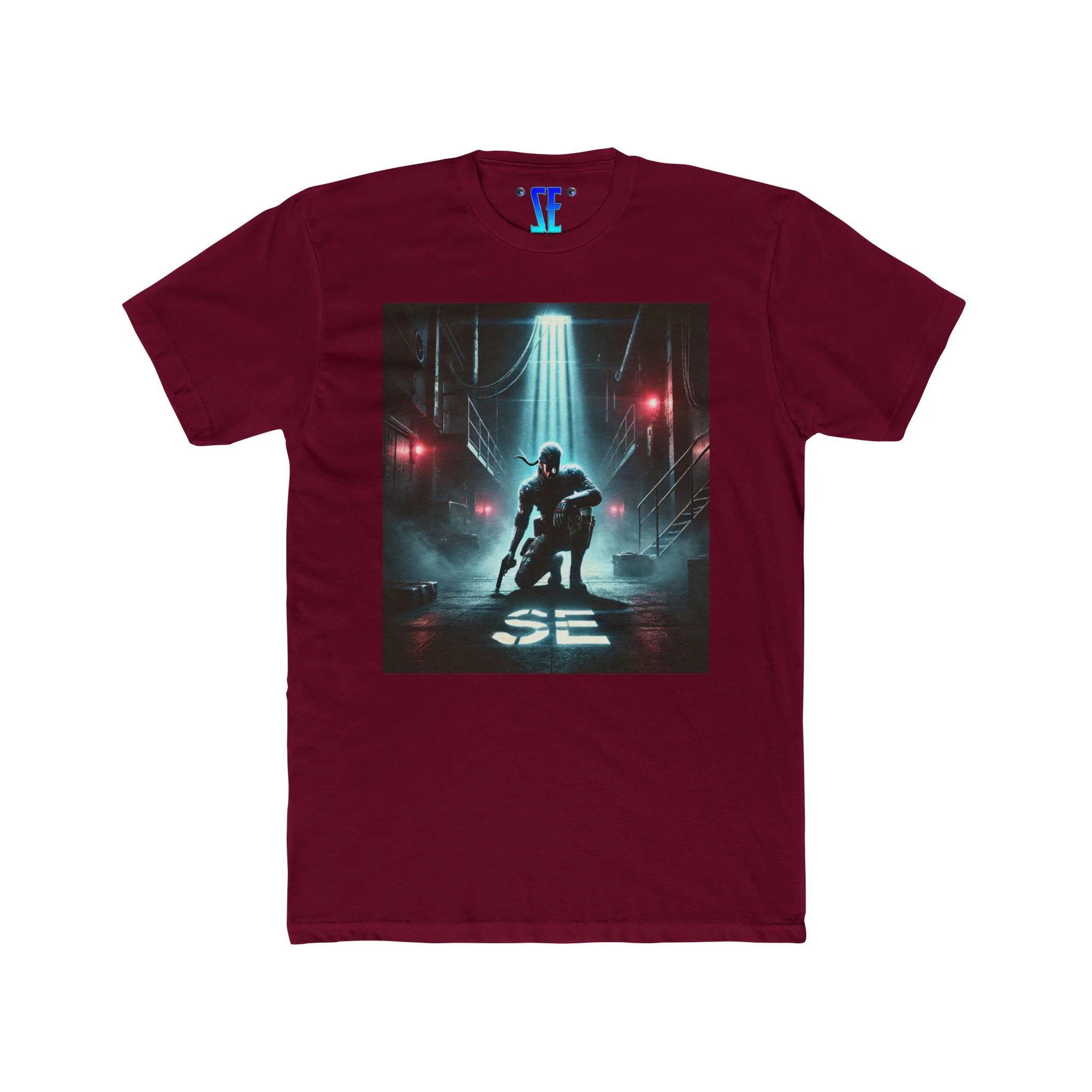 MGS Midnight Military Tactical Snake T-Shirt Atmospheric Bold Gritty Gaming Shirt - Image 12
