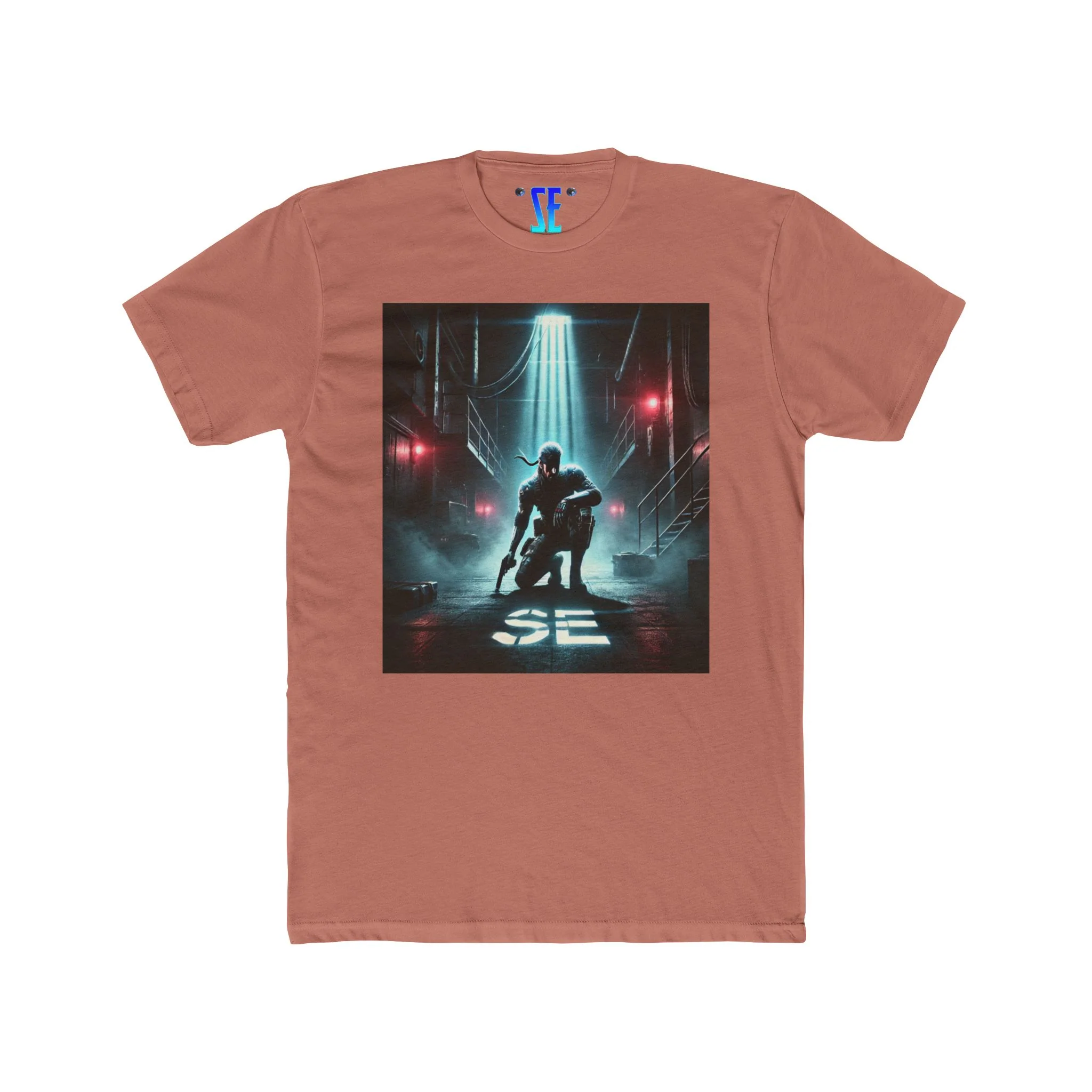 MGS Midnight Military Tactical Snake T-Shirt Atmospheric Bold Gritty Gaming Shirt - Image 3