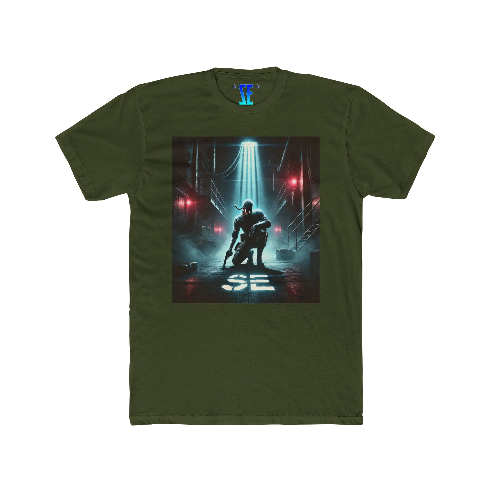 MGS Midnight Military Tactical Snake T-Shirt Atmospheric Bold Gritty Gaming Shirt - Image 4