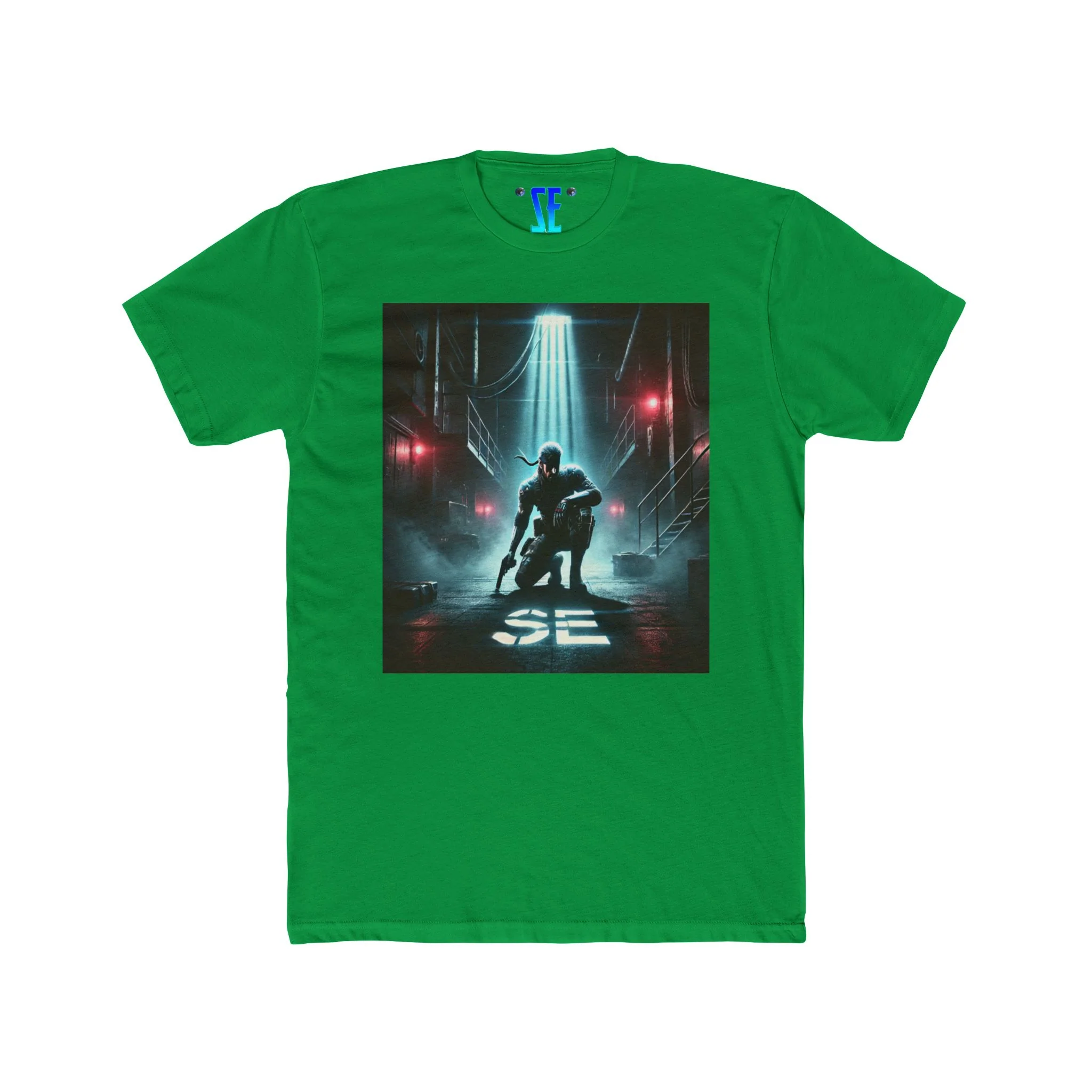 MGS Midnight Military Tactical Snake T-Shirt Atmospheric Bold Gritty Gaming Shirt - Image 5