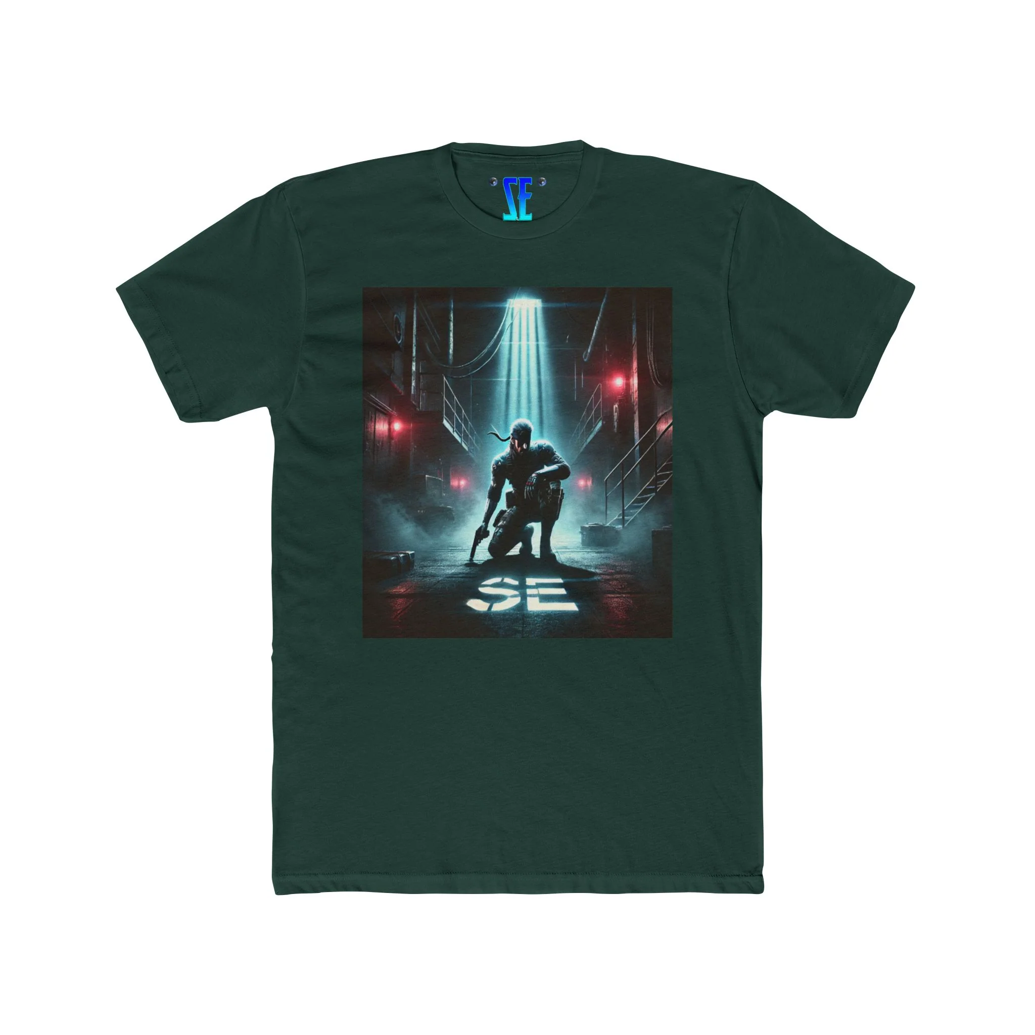 MGS Midnight Military Tactical Snake T-Shirt Atmospheric Bold Gritty Gaming Shirt - Image 6