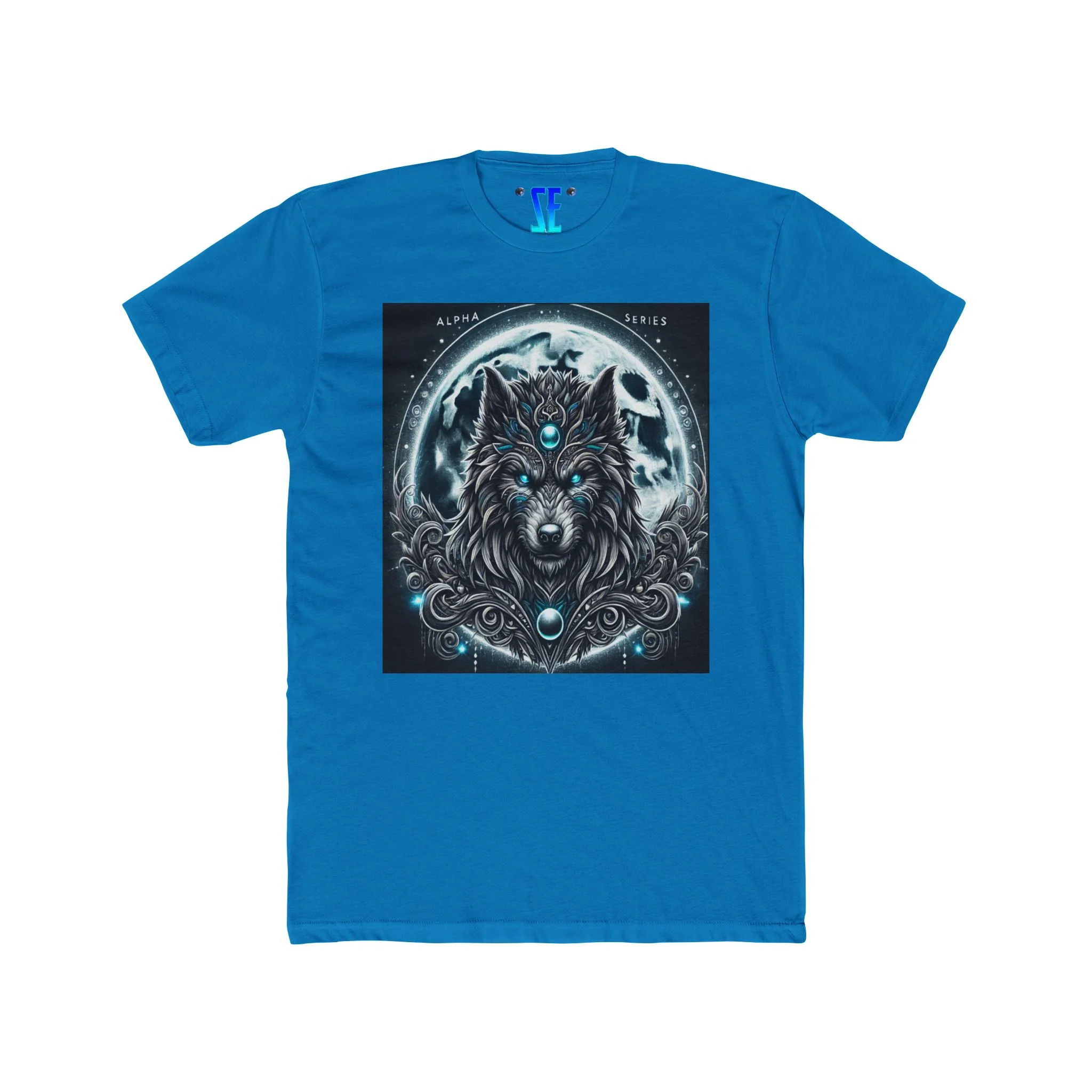 Moonfall Series Alpha Wolf Moon T-Shirt Artistic Graphic Stylish Fantasy Tee Enthusiasts Seeker - Image 10