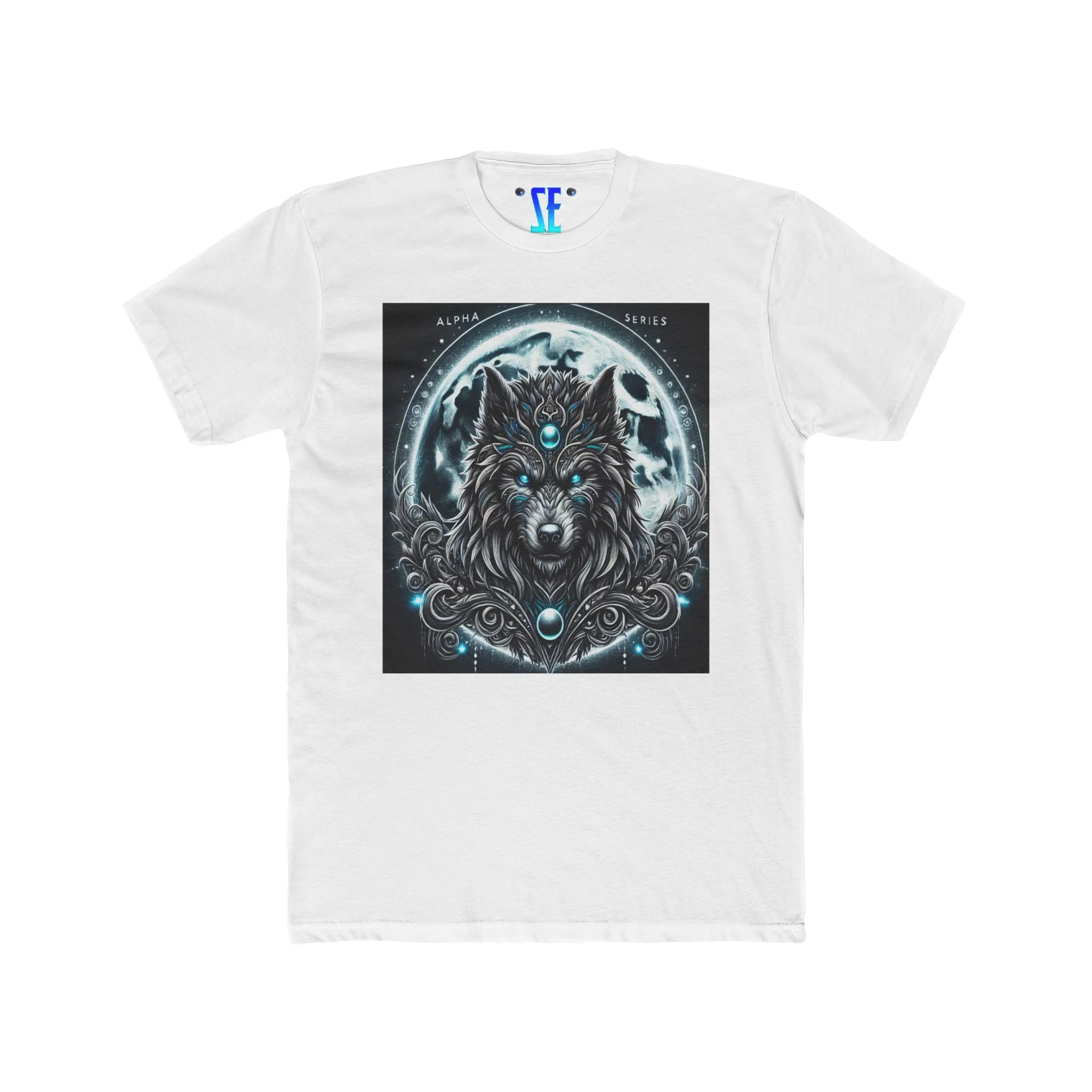 Moonfall Series Alpha Wolf Moon T-Shirt Artistic Graphic Stylish Fantasy Tee Enthusiasts Seeker - Image 11