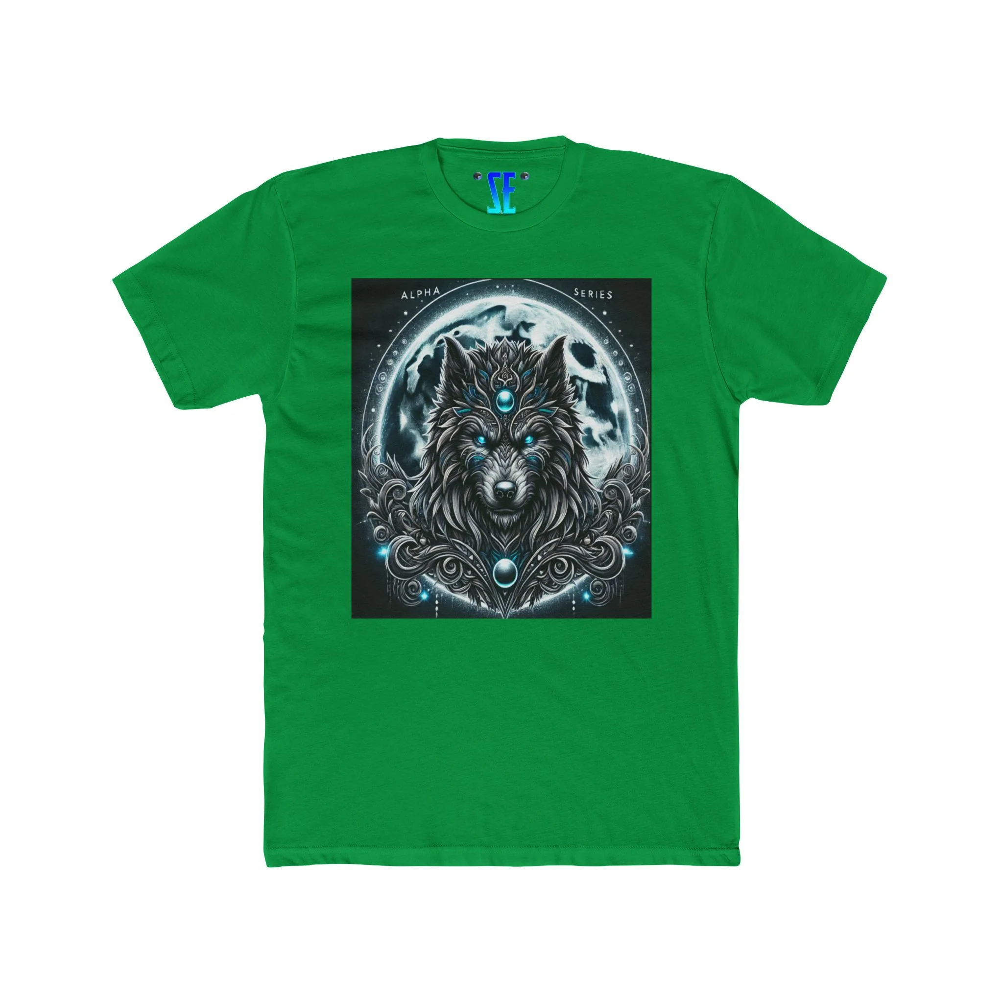 Moonfall Series Alpha Wolf Moon T-Shirt Artistic Graphic Stylish Fantasy Tee Enthusiasts Seeker - Image 4