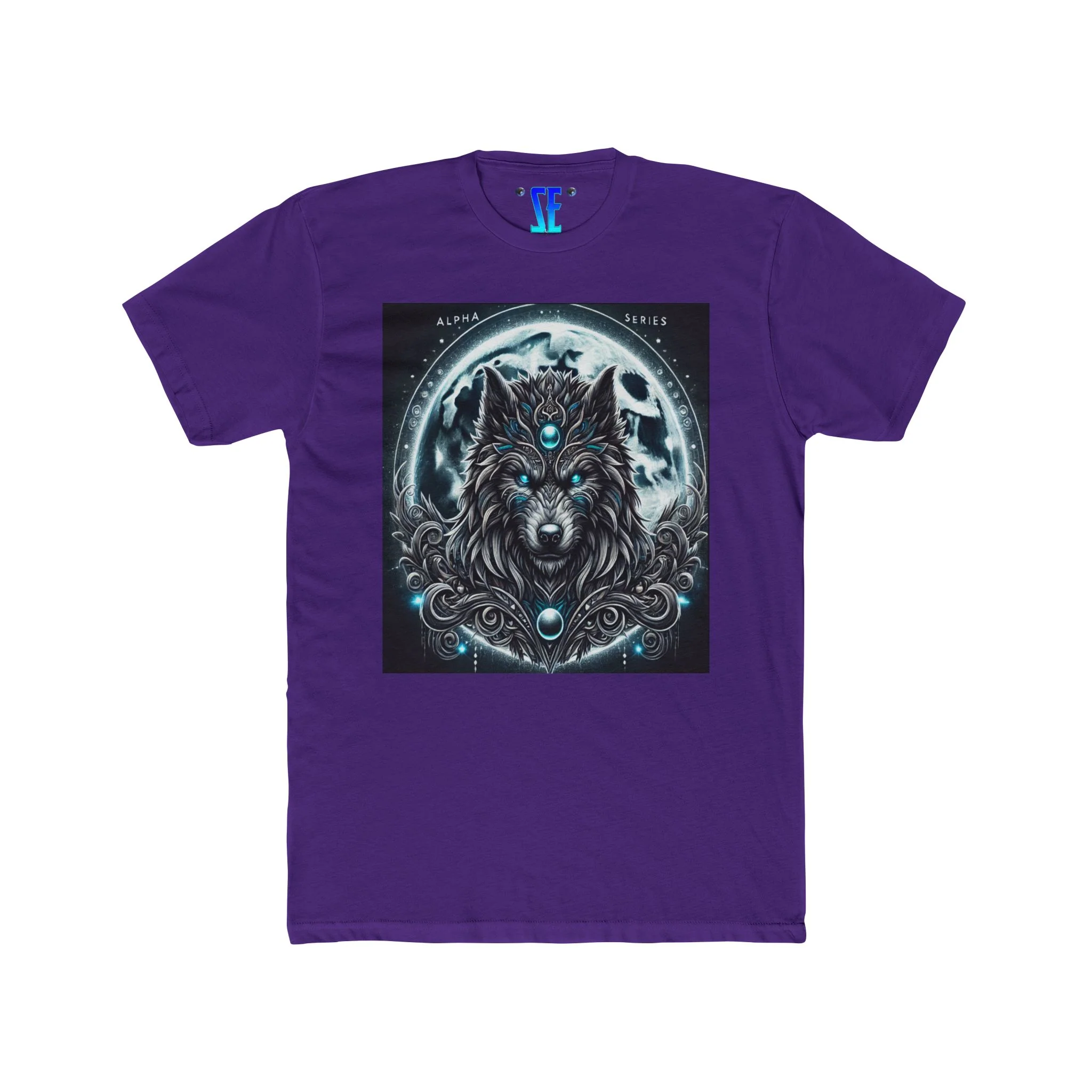 Moonfall Series Alpha Wolf Moon T-Shirt Artistic Graphic Stylish Fantasy Tee Enthusiasts Seeker - Image 7