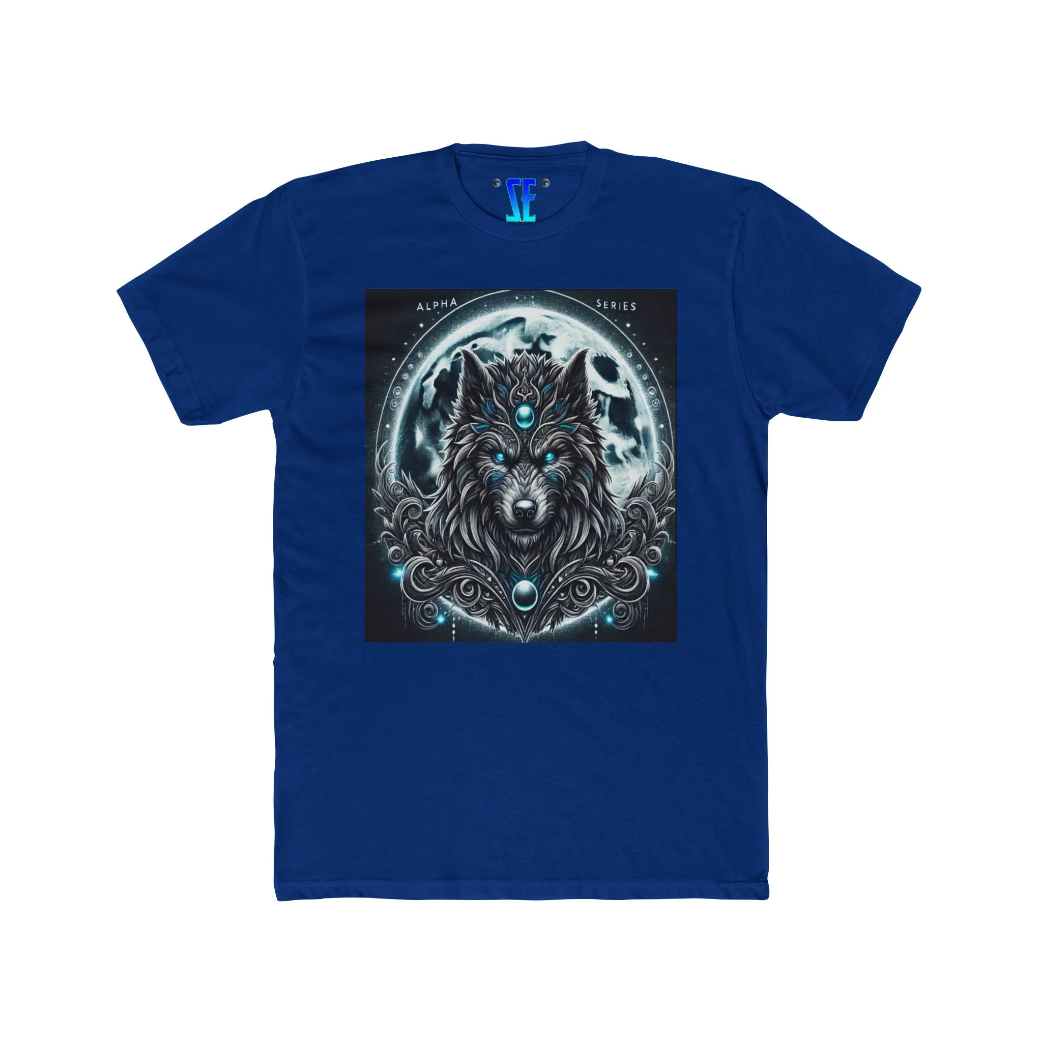 Moonfall Series Alpha Wolf Moon T-Shirt Artistic Graphic Stylish Fantasy Tee Enthusiasts Seeker - Image 9