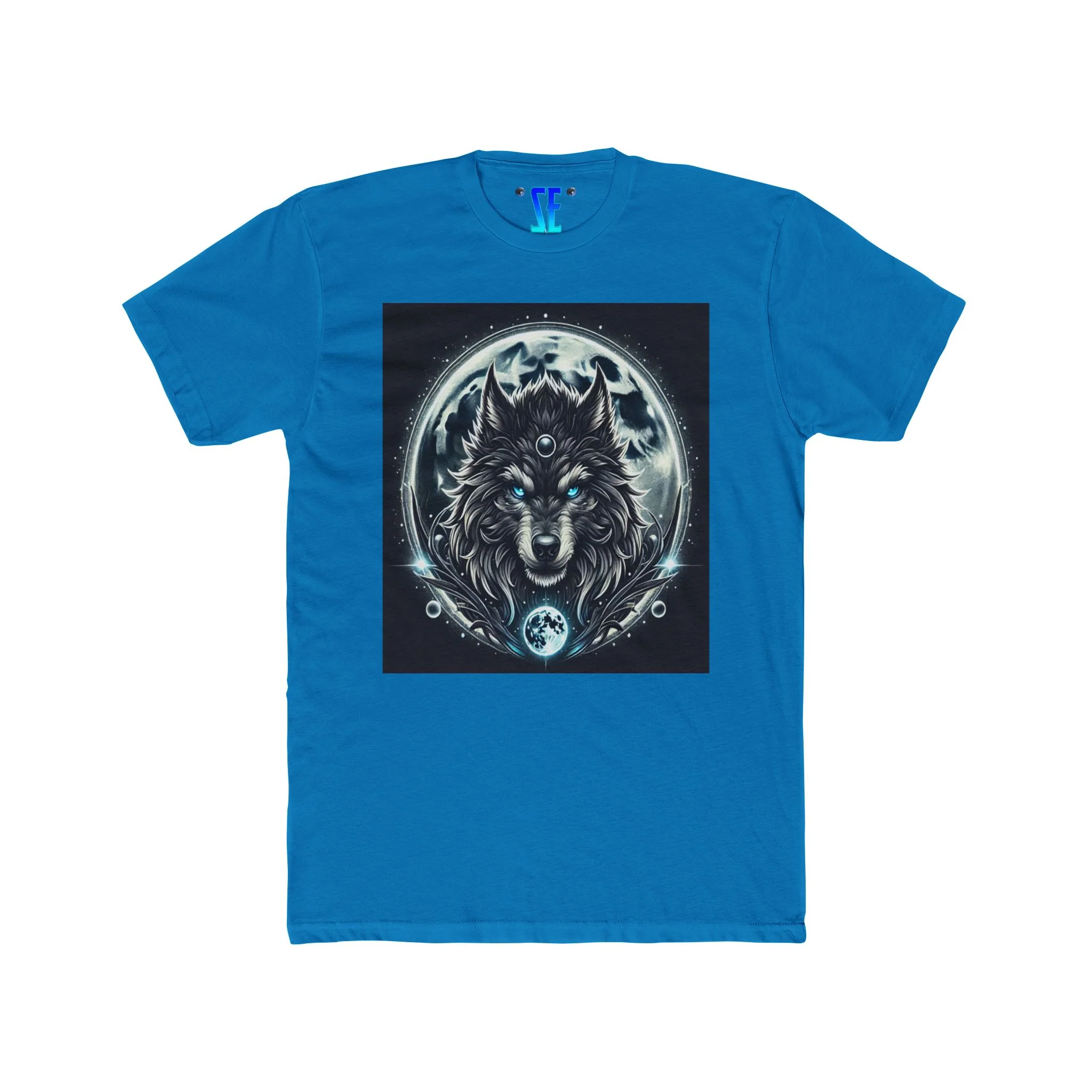 Moonfall Series Celestial Wolf Moon T-Shirt Artistic Graphic Stylish Fantasy Tee Enthusiasts Seeker - Image 10