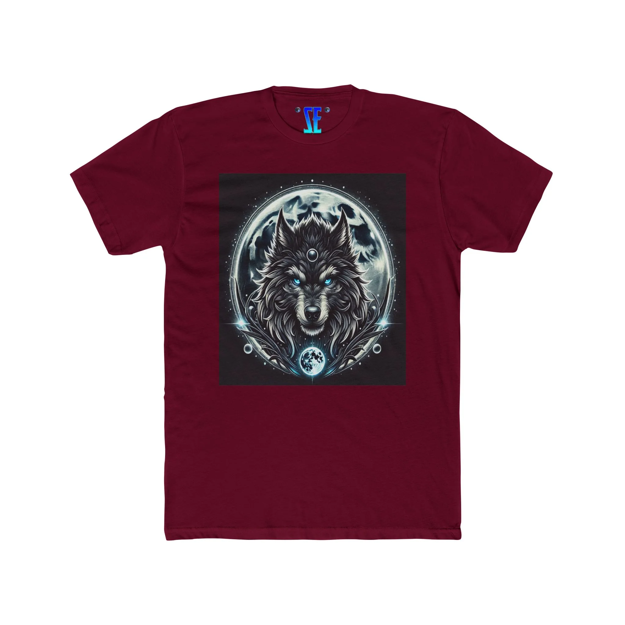 Moonfall Series Celestial Wolf Moon T-Shirt Artistic Graphic Stylish Fantasy Tee Enthusiasts Seeker - Image 12