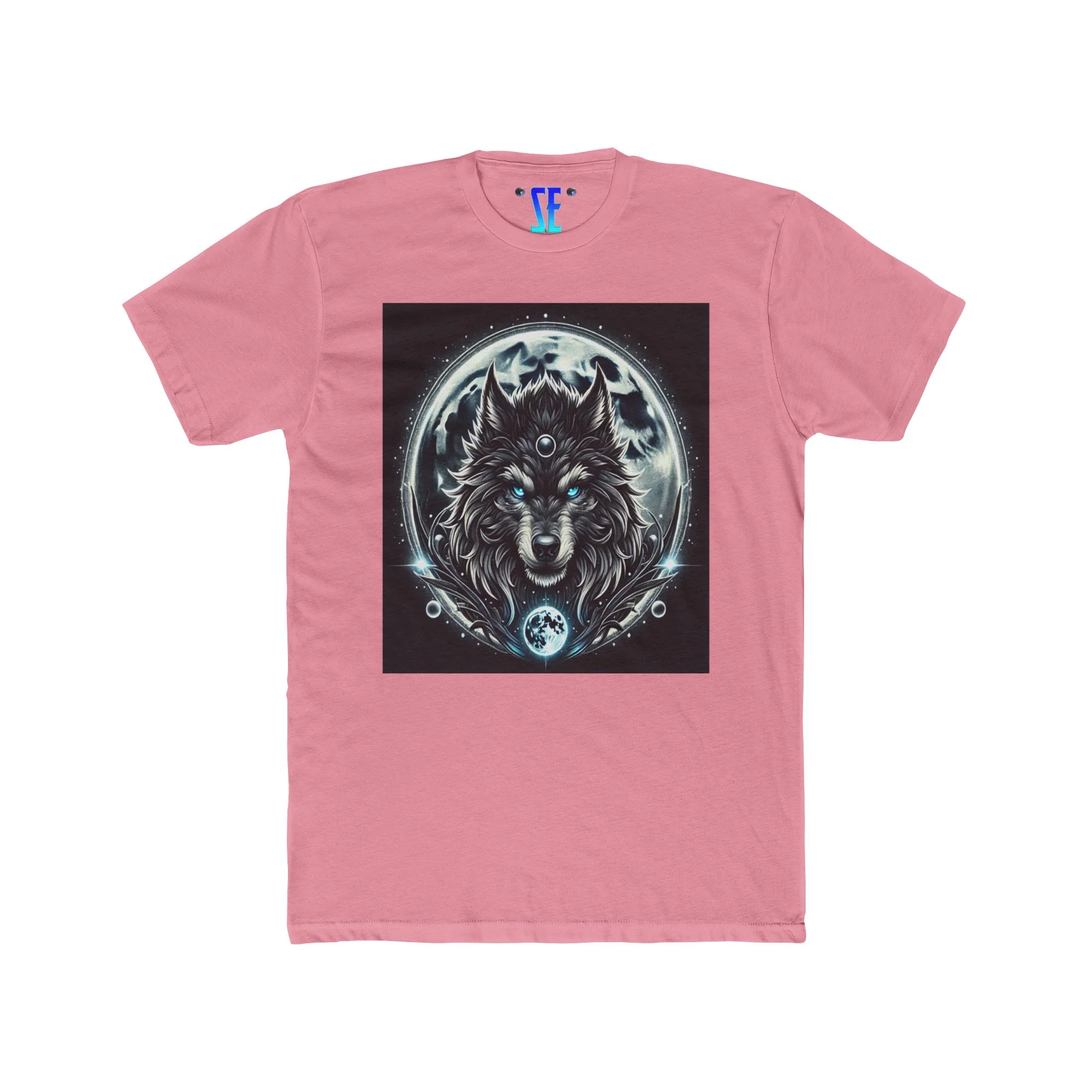 Moonfall Series Celestial Wolf Moon T-Shirt Artistic Graphic Stylish Fantasy Tee Enthusiasts Seeker - Image 5