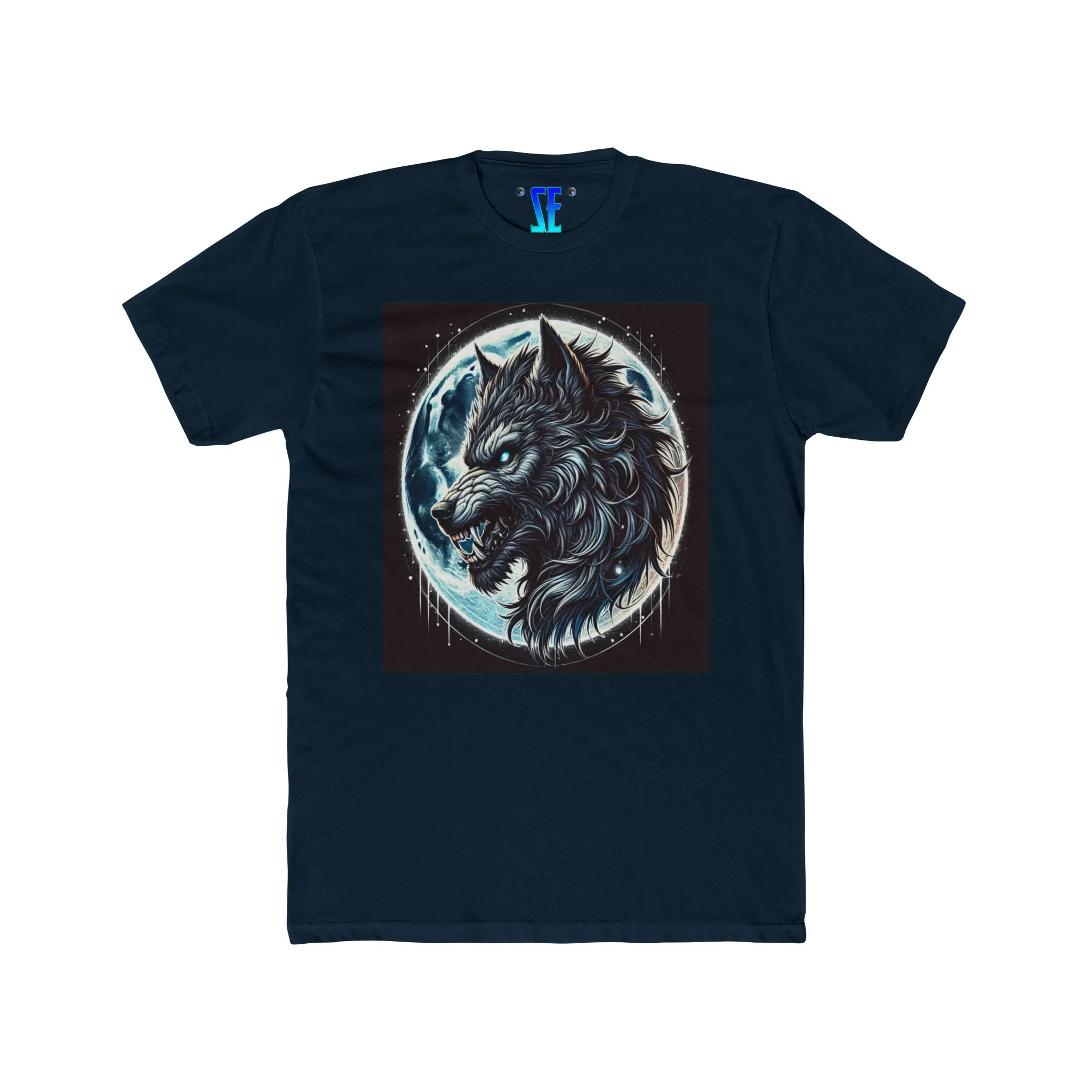 Moonfall Series Fierce Wolf Howling at Moon T-Shirt Stylish Graphic Tee Enthusiasts Adventure - Image 6
