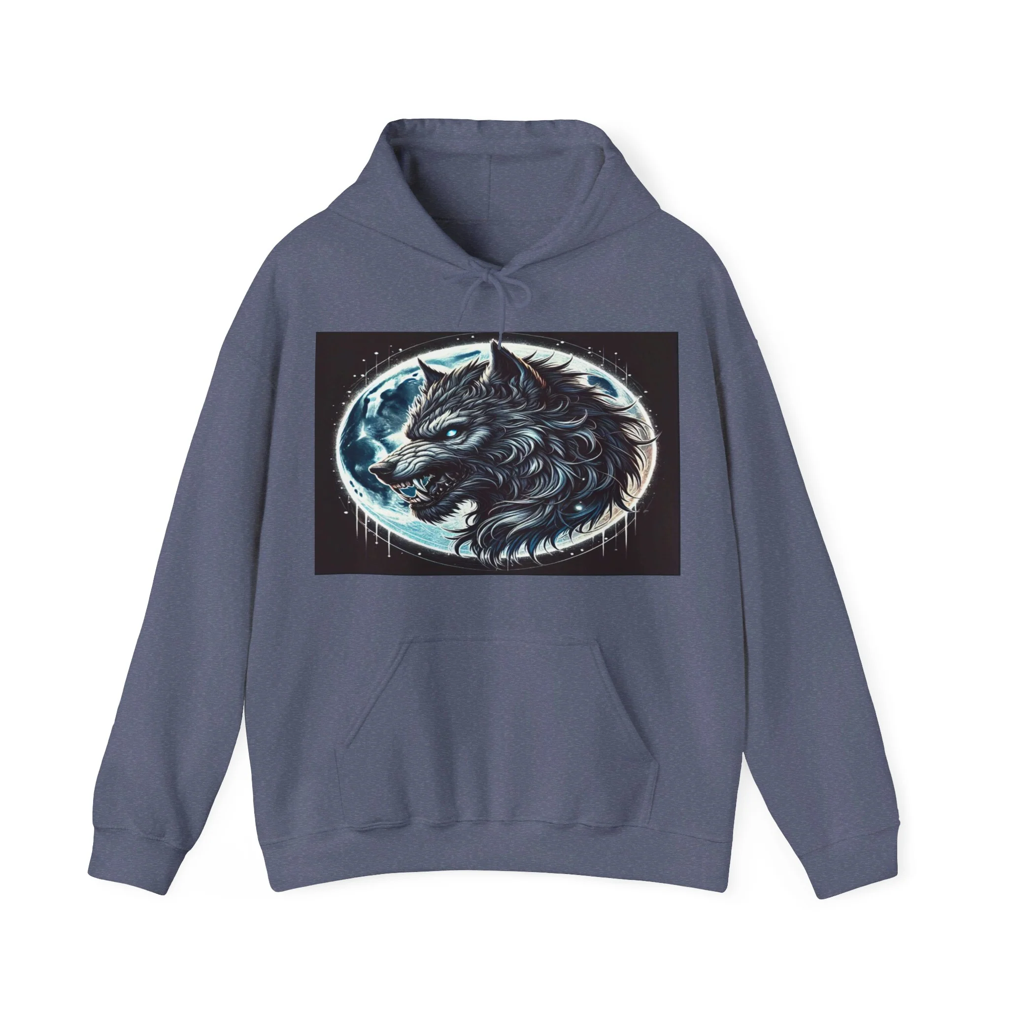Moonfall Series Fierce Wolf Howling Moon Hoodie Stylish Unique Graphic Hooded Sweatshirt Wolf Adventure Seekers - Image 11