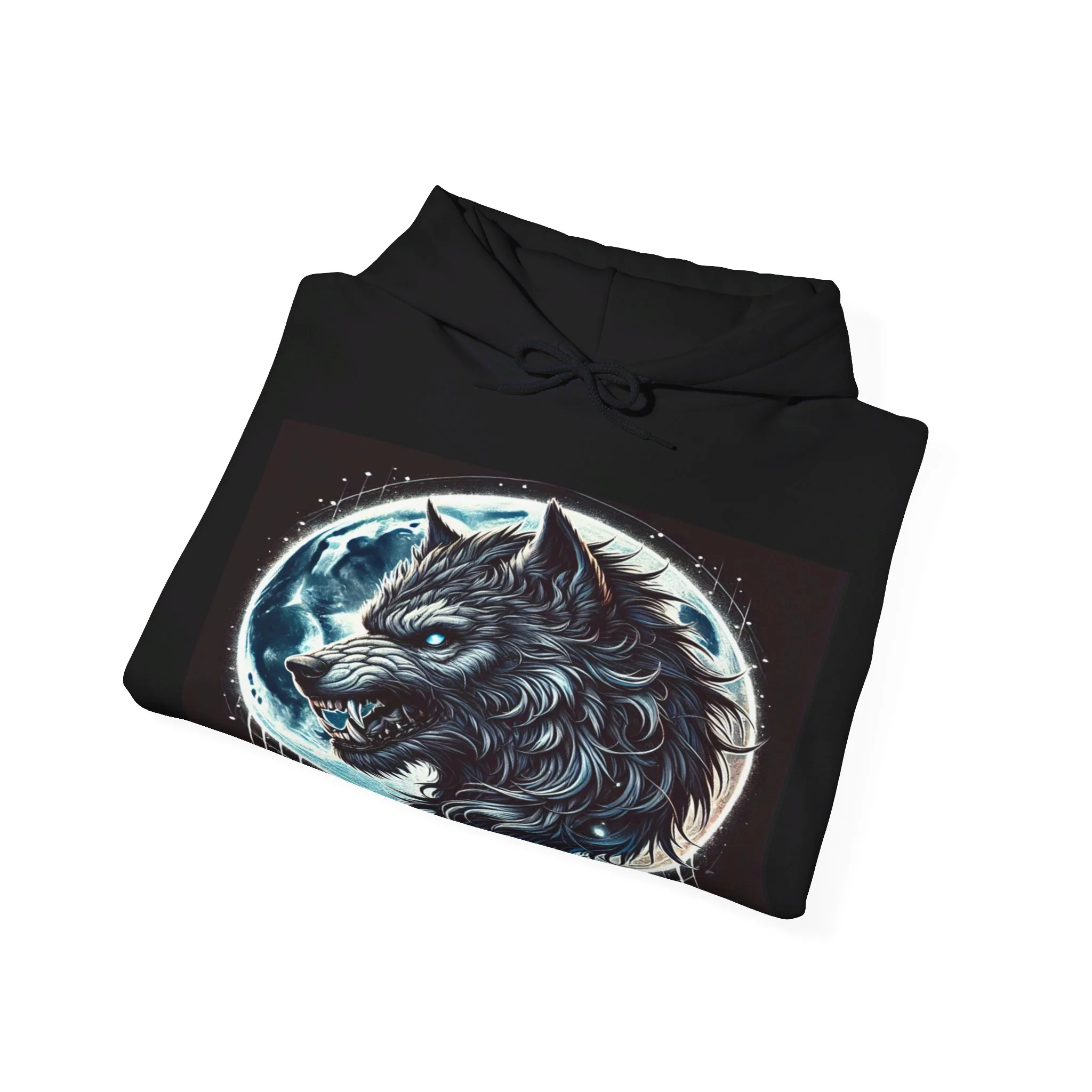 Moonfall Series Fierce Wolf Howling Moon Hoodie Stylish Unique Graphic Hooded Sweatshirt Wolf Adventure Seekers - Image 14