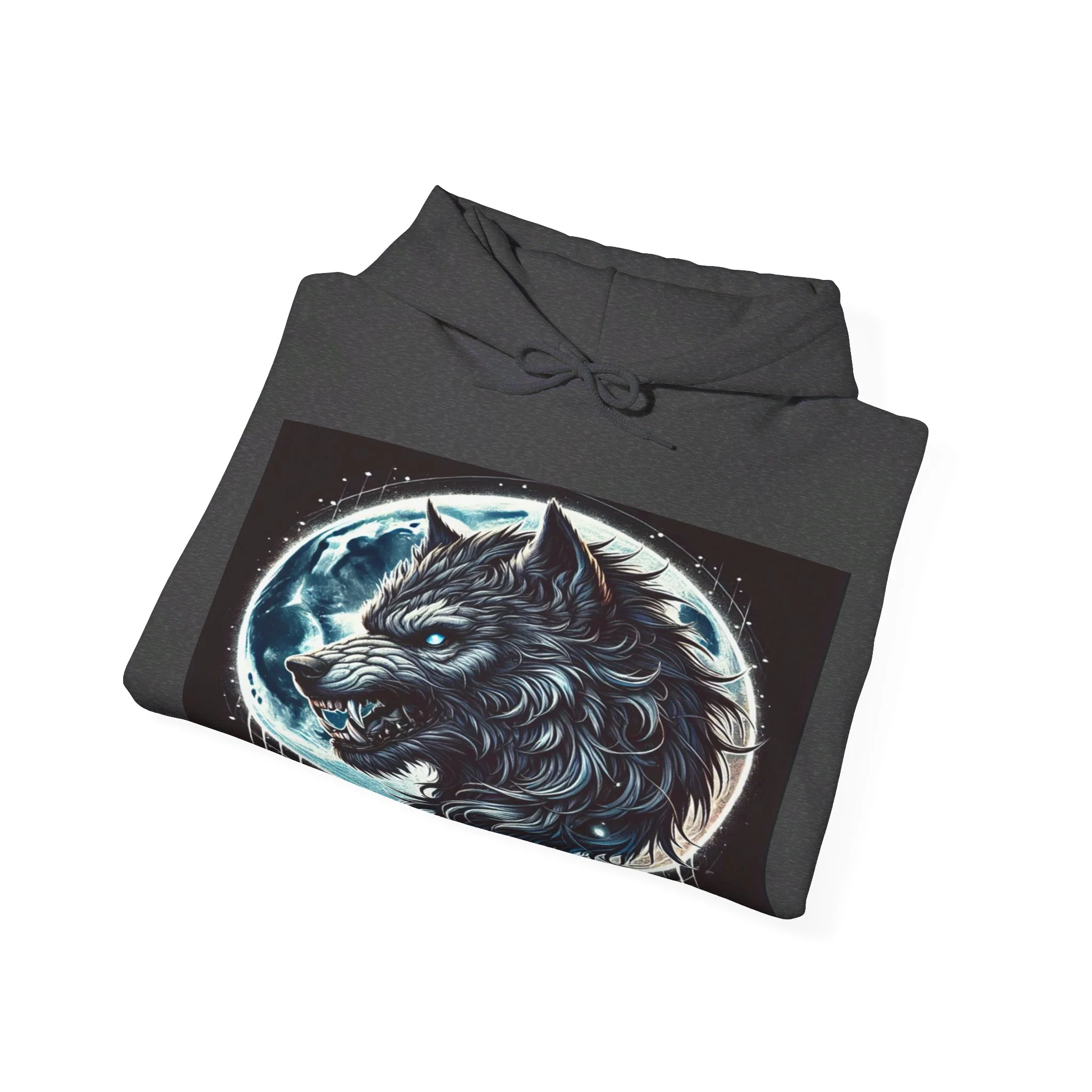 Moonfall Series Fierce Wolf Howling Moon Hoodie Stylish Unique Graphic Hooded Sweatshirt Wolf Adventure Seekers - Image 20