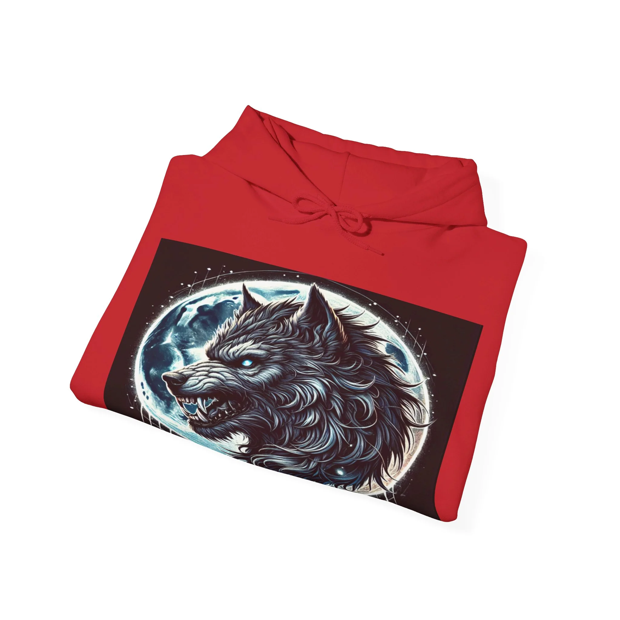 Moonfall Series Fierce Wolf Howling Moon Hoodie Stylish Unique Graphic Hooded Sweatshirt Wolf Adventure Seekers - Image 50
