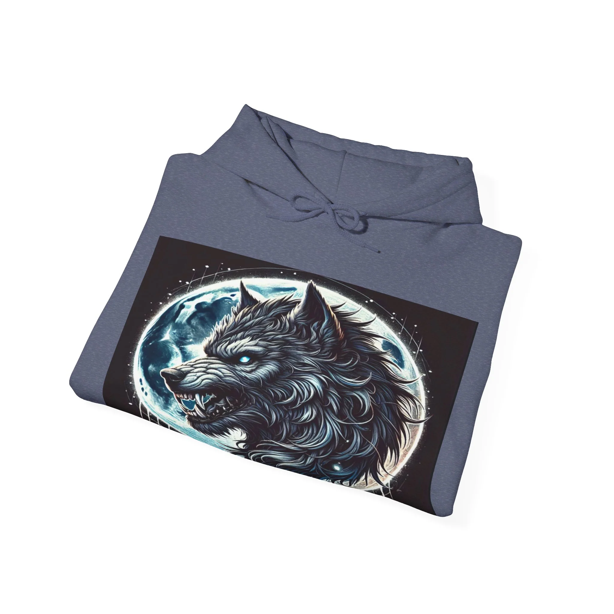 Moonfall Series Fierce Wolf Howling Moon Hoodie Stylish Unique Graphic Hooded Sweatshirt Wolf Adventure Seekers - Image 74