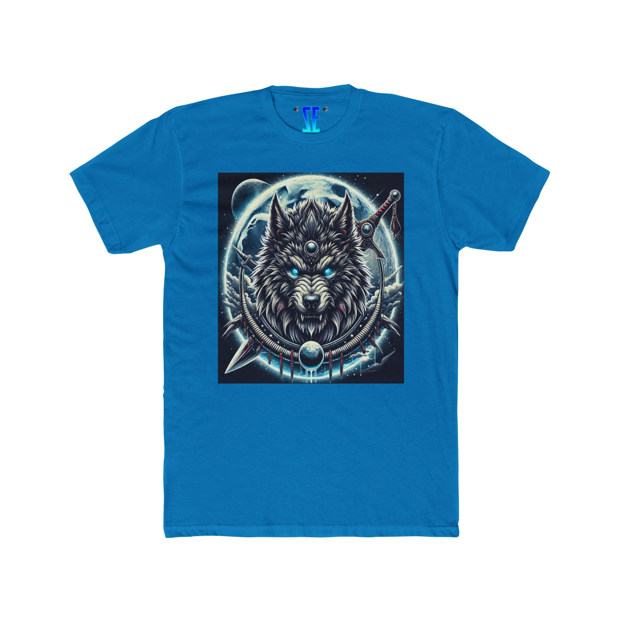 Moonfall Series Mystic Alpha Wolf Moon Bold Graphic Tee Wolf Enthusiasts Adventure Warrior - Image 10