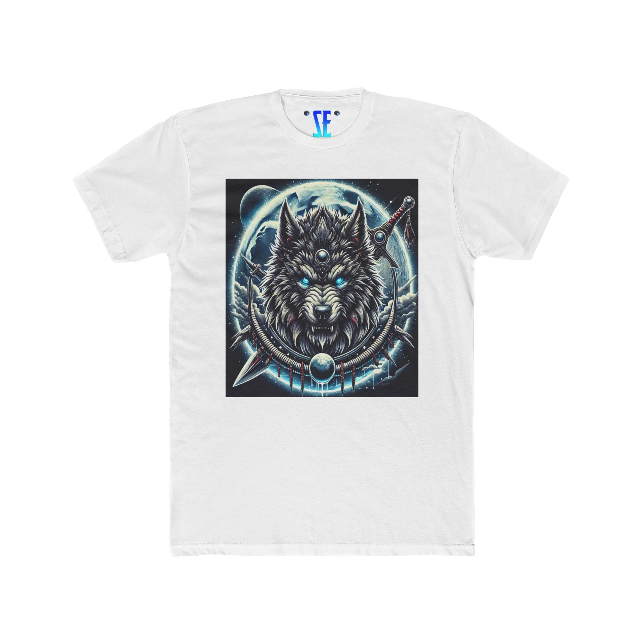 Moonfall Series Mystic Alpha Wolf Moon Bold Graphic Tee Wolf Enthusiasts Adventure Warrior - Image 11