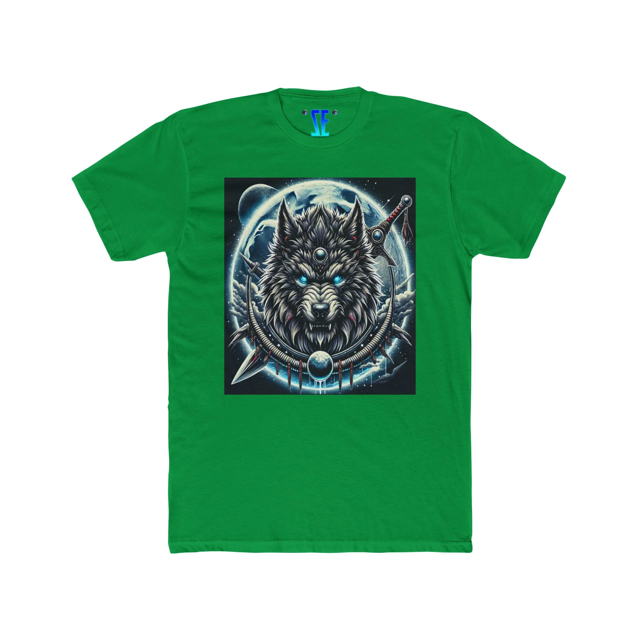 Moonfall Series Mystic Alpha Wolf Moon Bold Graphic Tee Wolf Enthusiasts Adventure Warrior - Image 4