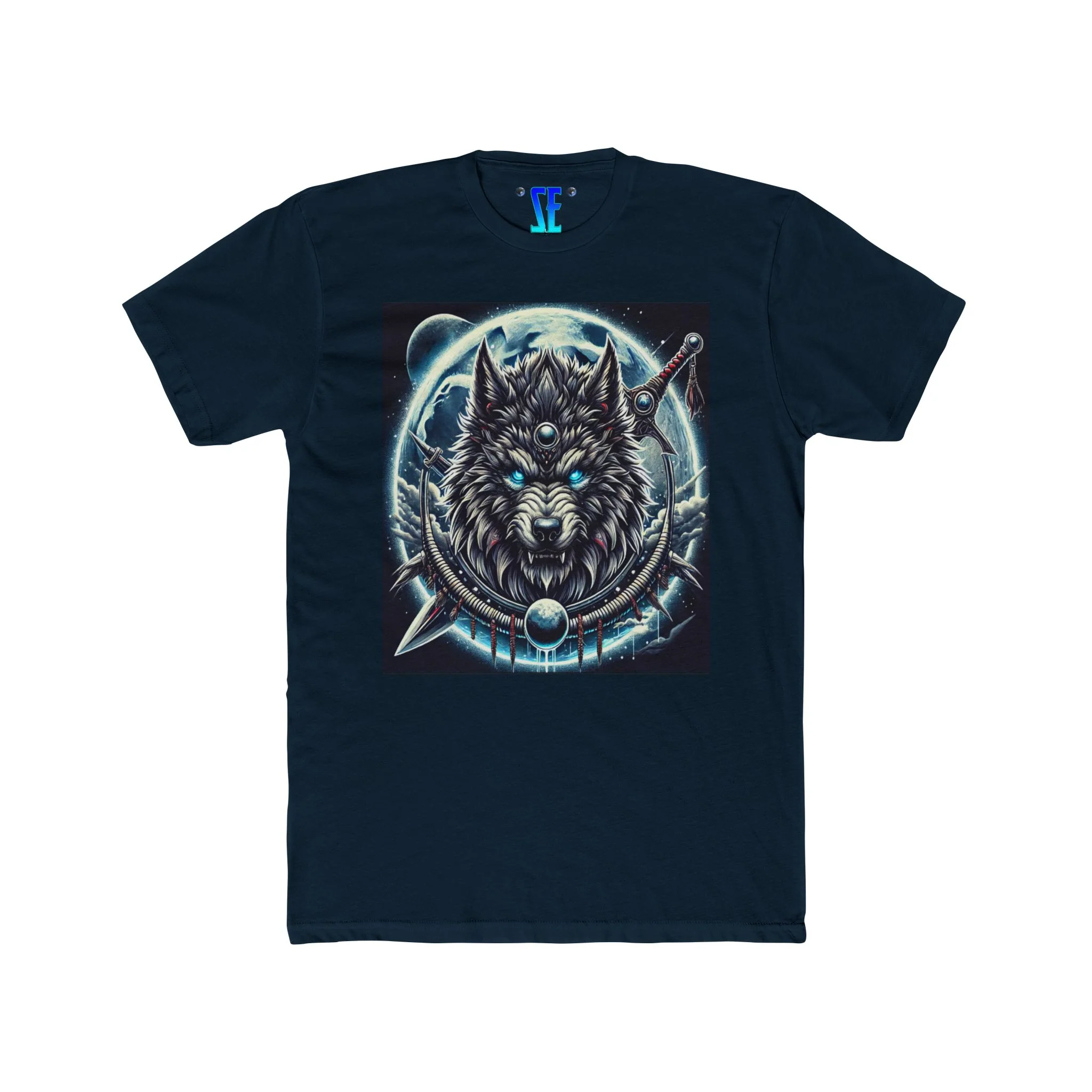 Moonfall Series Mystic Alpha Wolf Moon Bold Graphic Tee Wolf Enthusiasts Adventure Warrior - Image 6