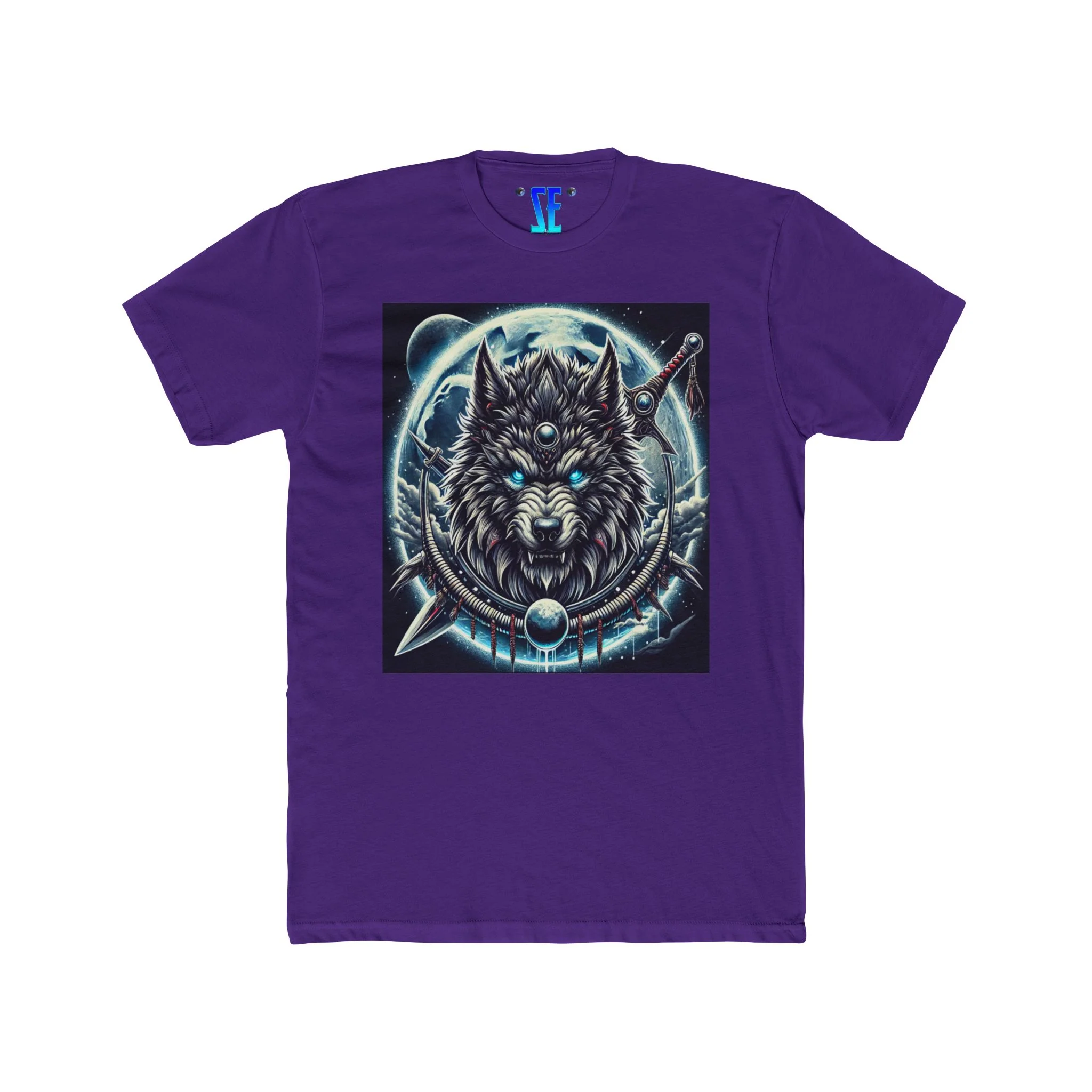 Moonfall Series Mystic Alpha Wolf Moon Bold Graphic Tee Wolf Enthusiasts Adventure Warrior - Image 7