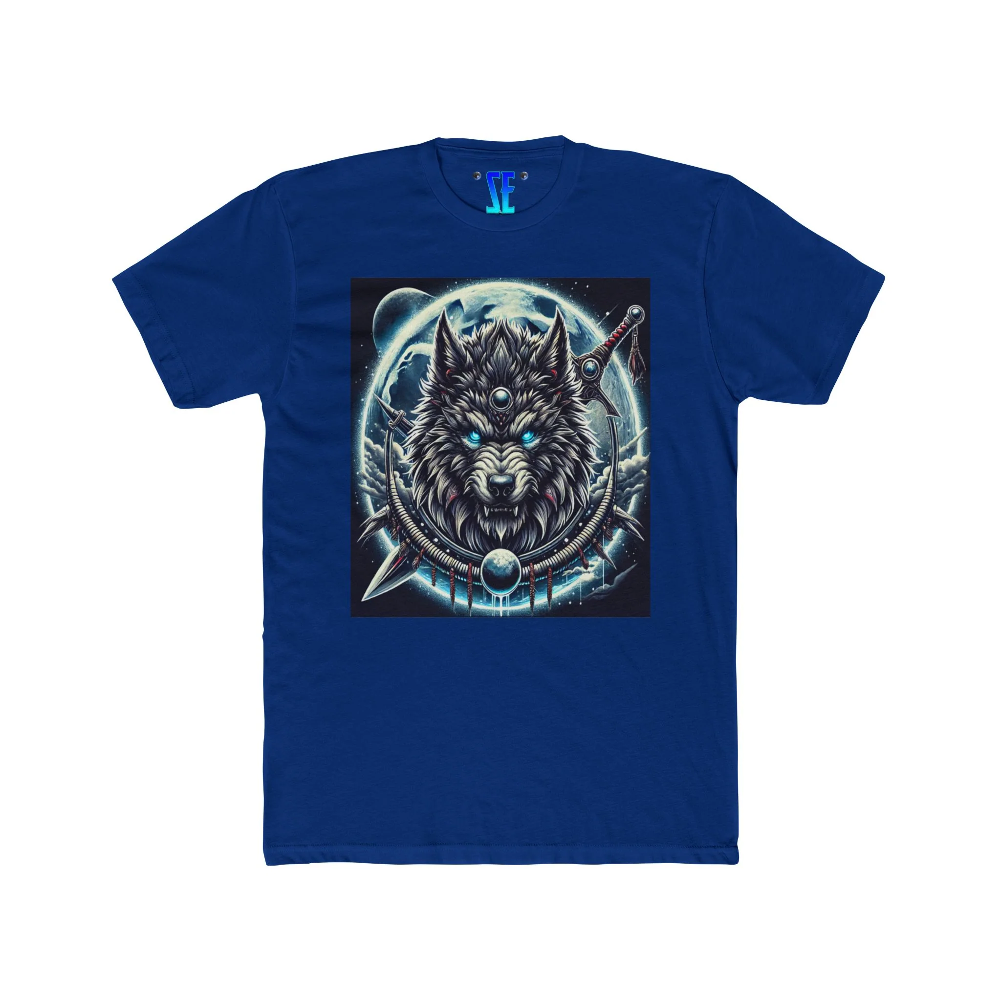 Moonfall Series Mystic Alpha Wolf Moon Bold Graphic Tee Wolf Enthusiasts Adventure Warrior - Image 9