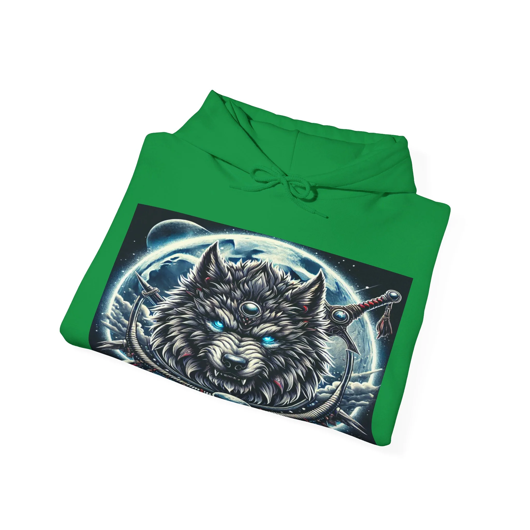 Moonfall Series Mystic Alpha Wolf Moon Hoodie Unique Graphic Hooded Sweatshirt Wolf Enthusiasts - Image 44