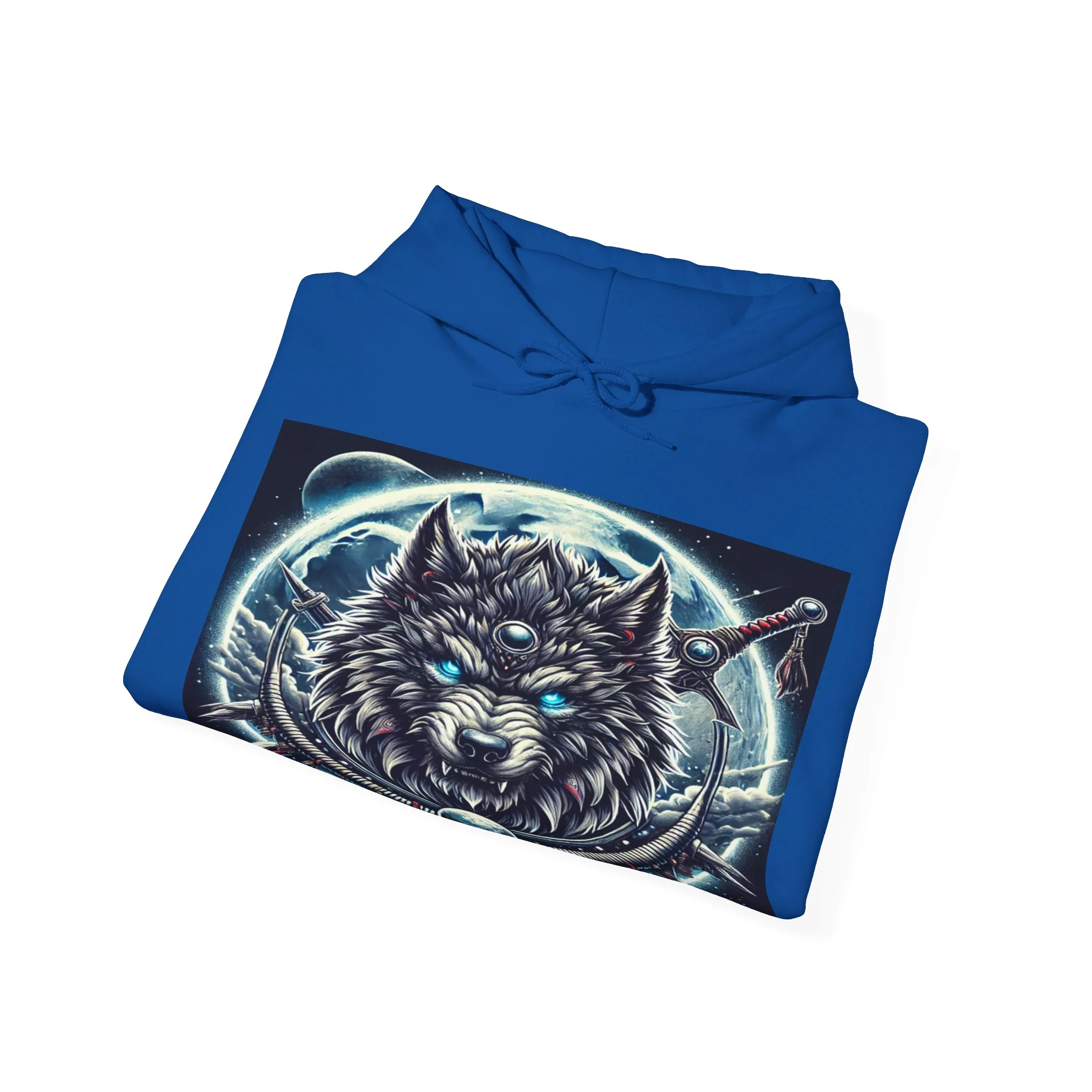 Moonfall Series Mystic Alpha Wolf Moon Hoodie Unique Graphic Hooded Sweatshirt Wolf Enthusiasts - Image 56