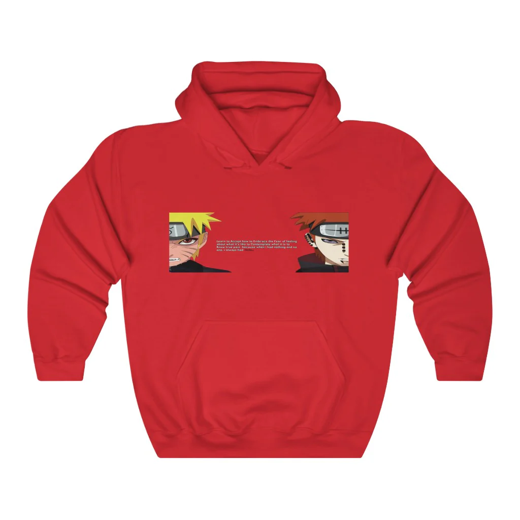 Naruto and Pain Quote Hoodie - Image 13