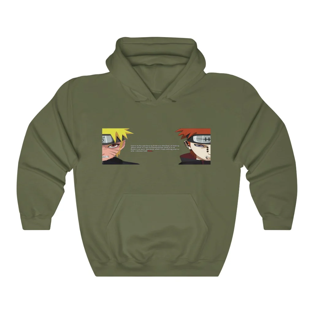 Naruto and Pain Quote Hoodie - Image 5