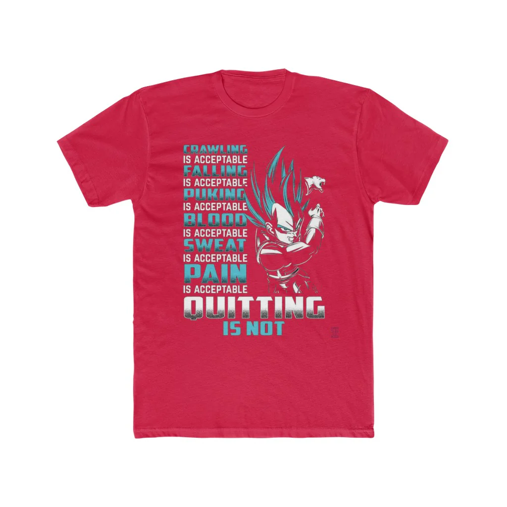 Quitting Is Not A Option Quote T-Shirt - Image 13