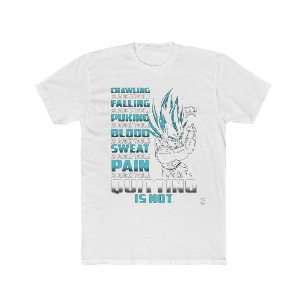 Quitting Is Not A Option Quote T-Shirt - Image 2
