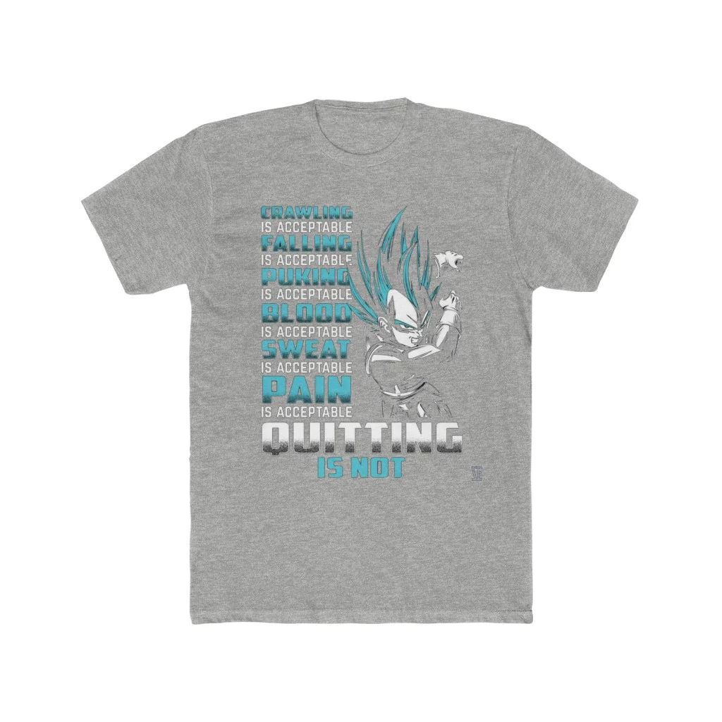 Quitting Is Not A Option Quote T-Shirt - Image 3
